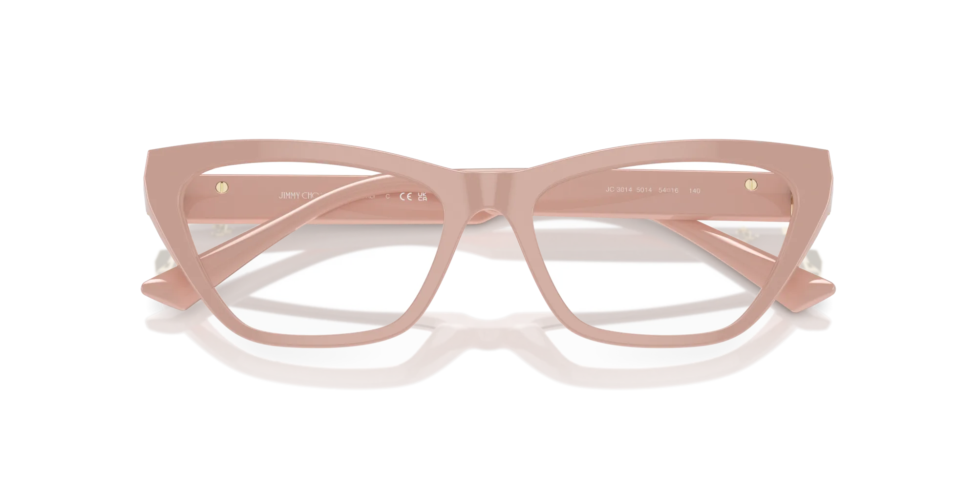 Jimmy Choo JC3014 5014 Montature da vista Acetato Rosa Cat Eye - immagine 2