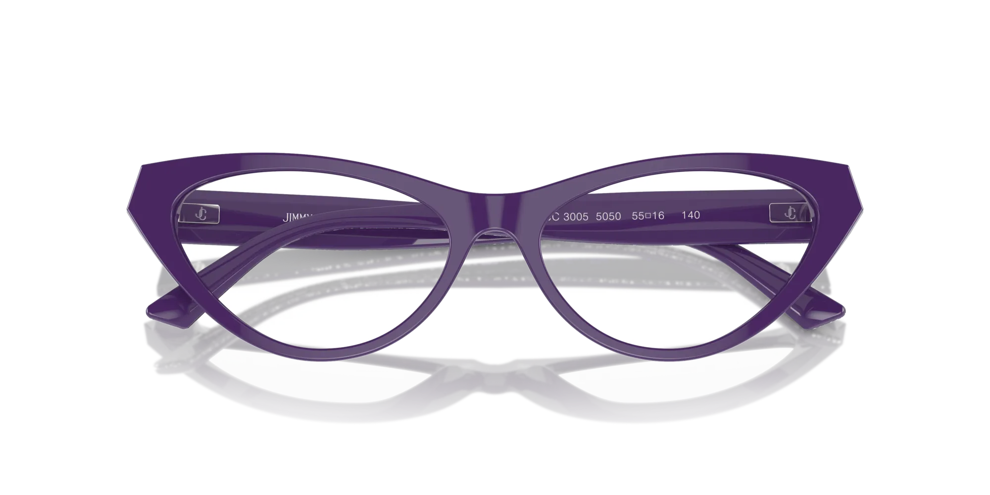 Jimmy Choo JC3005 5050 Montature da vista Acetato Viola Cat Eye - immagine 4
