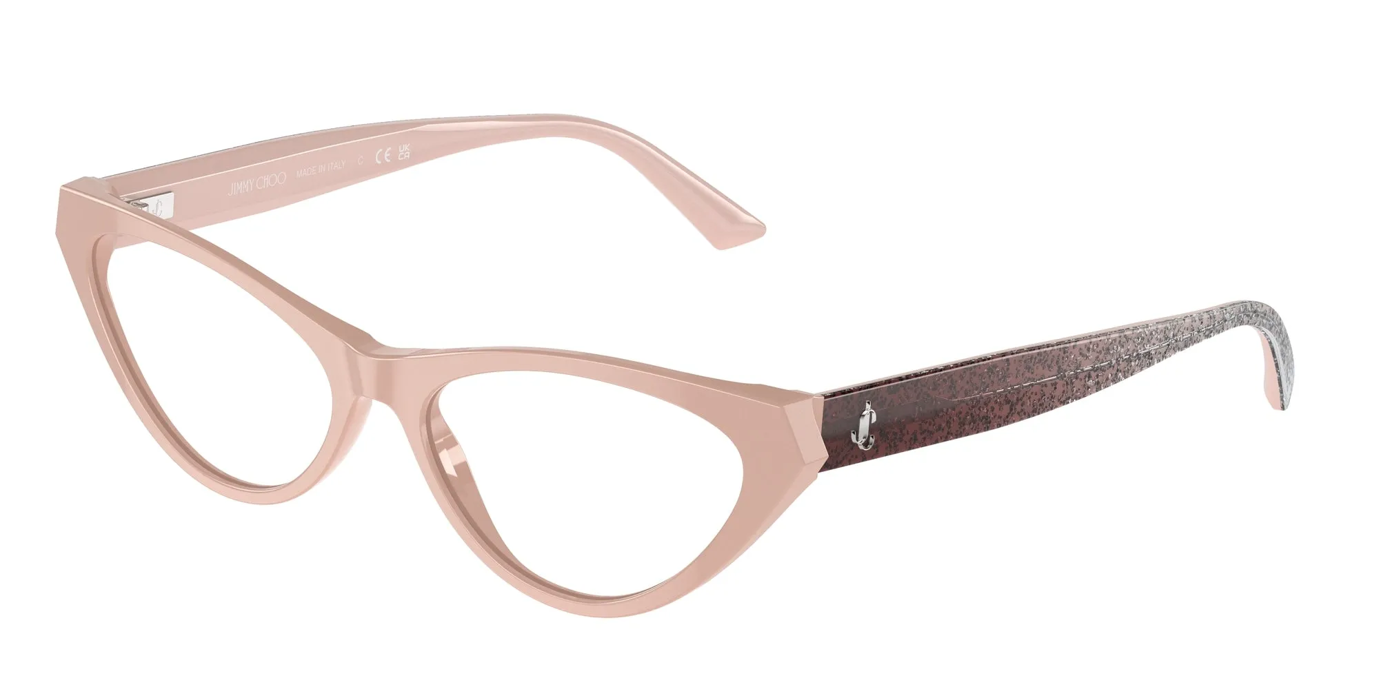 Jimmy Choo JC3005 5014 Montature da vista Acetato Rosa Cat Eye - immagine 1