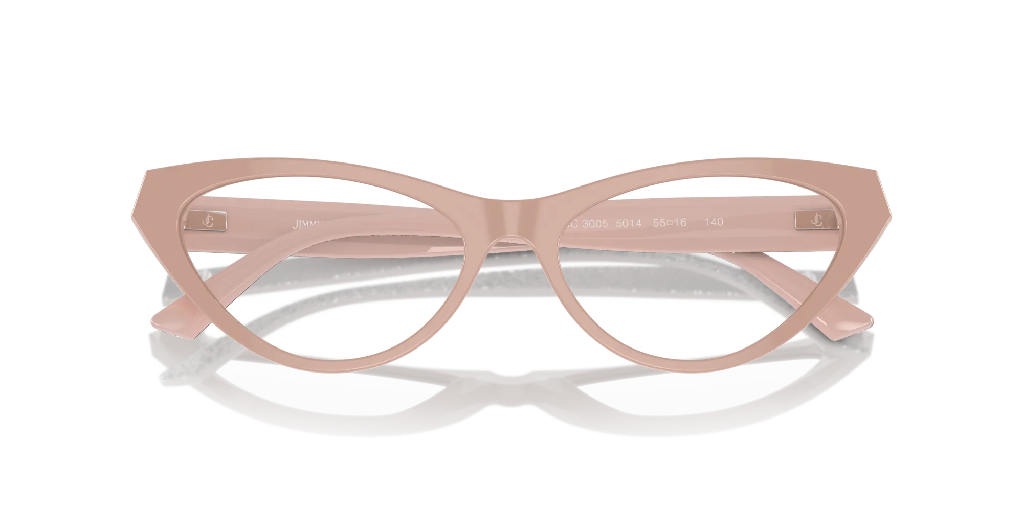 Jimmy Choo JC3005 5014 Montature da vista Acetato Rosa Cat Eye - immagine 3