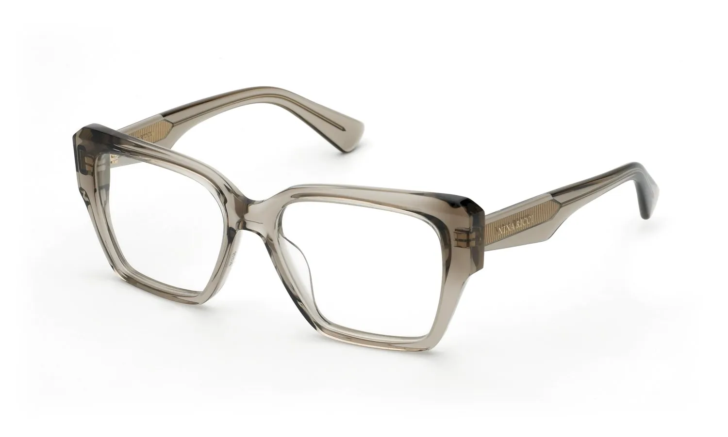 Nina Ricci VNR414 07T1 Montature da vista Acetato Beige Squadrata - immagine 1