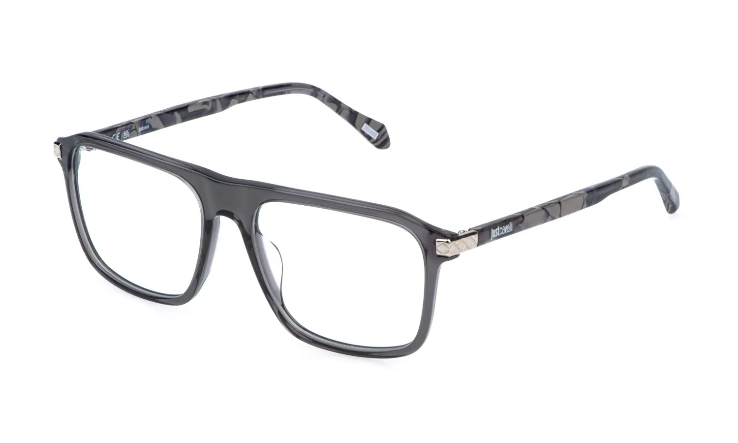 Just Cavalli VJC137 819Y Montature da vista Acetato Grigio Squadrata - immagine 1