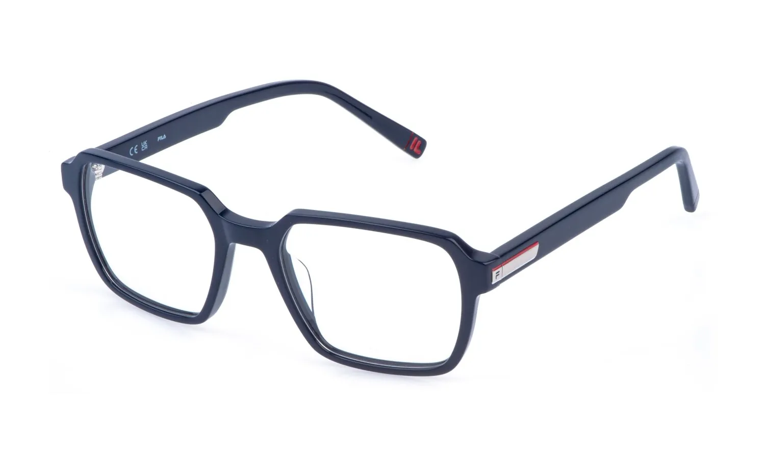 Fila VFI998 0D82 Montature da vista Acetato Blu Geometrica - immagine 1