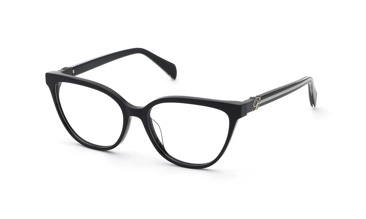 Blumarine VBM886 700 Montature da vista Acetato Nero Farfalla - immagine 1