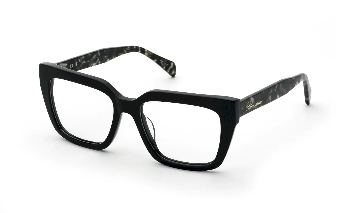 Blumarine VBM881 700Y Montature da vista Acetato Nero Squadrata - immagine 1