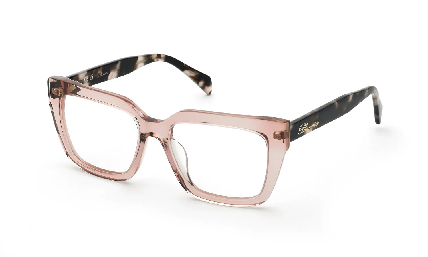 Blumarine VBM881 776 Montature da vista Acetato Rosa Squadrata - immagine 1