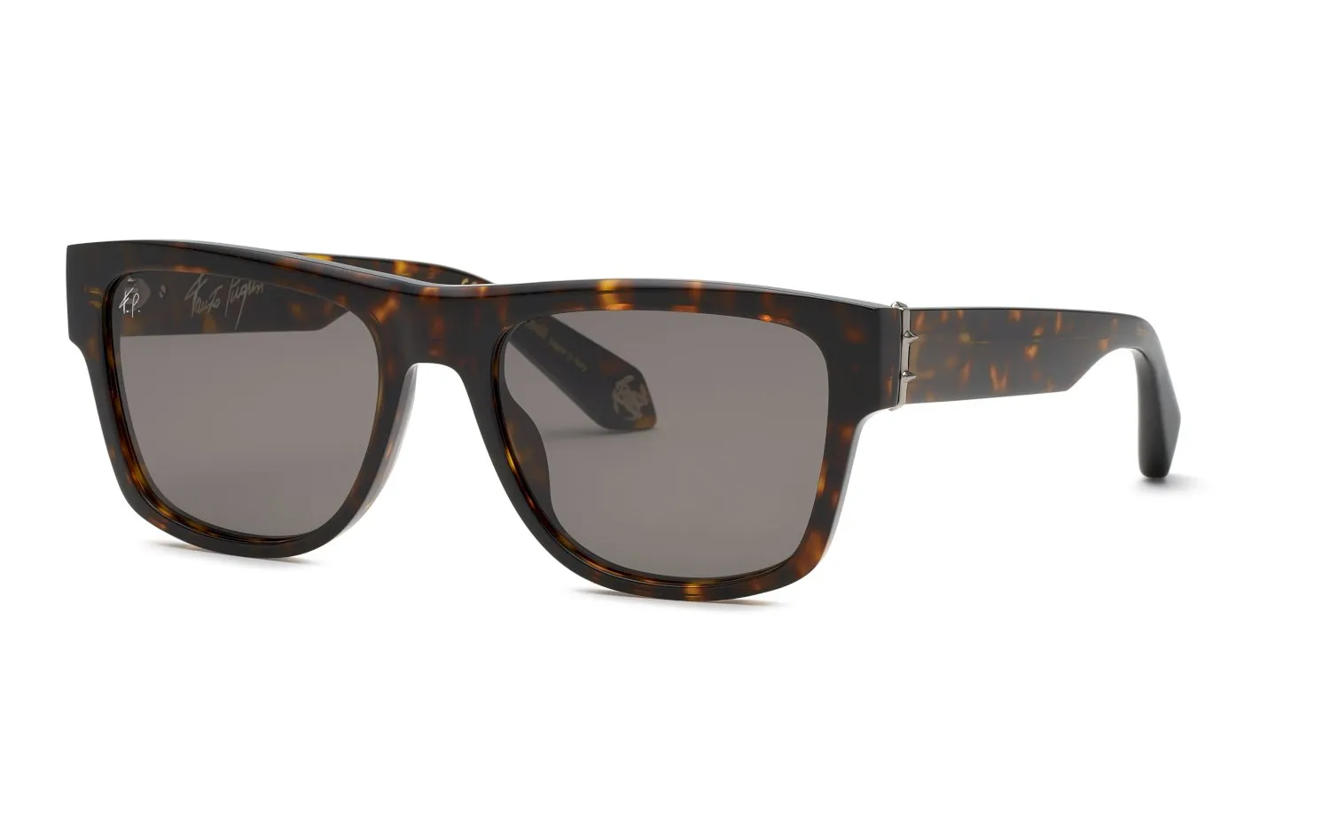 Roberto Cavalli SRC139 743 Occhiali da sole Acetato Havana Marrone Squadrata Normale - immagine 1