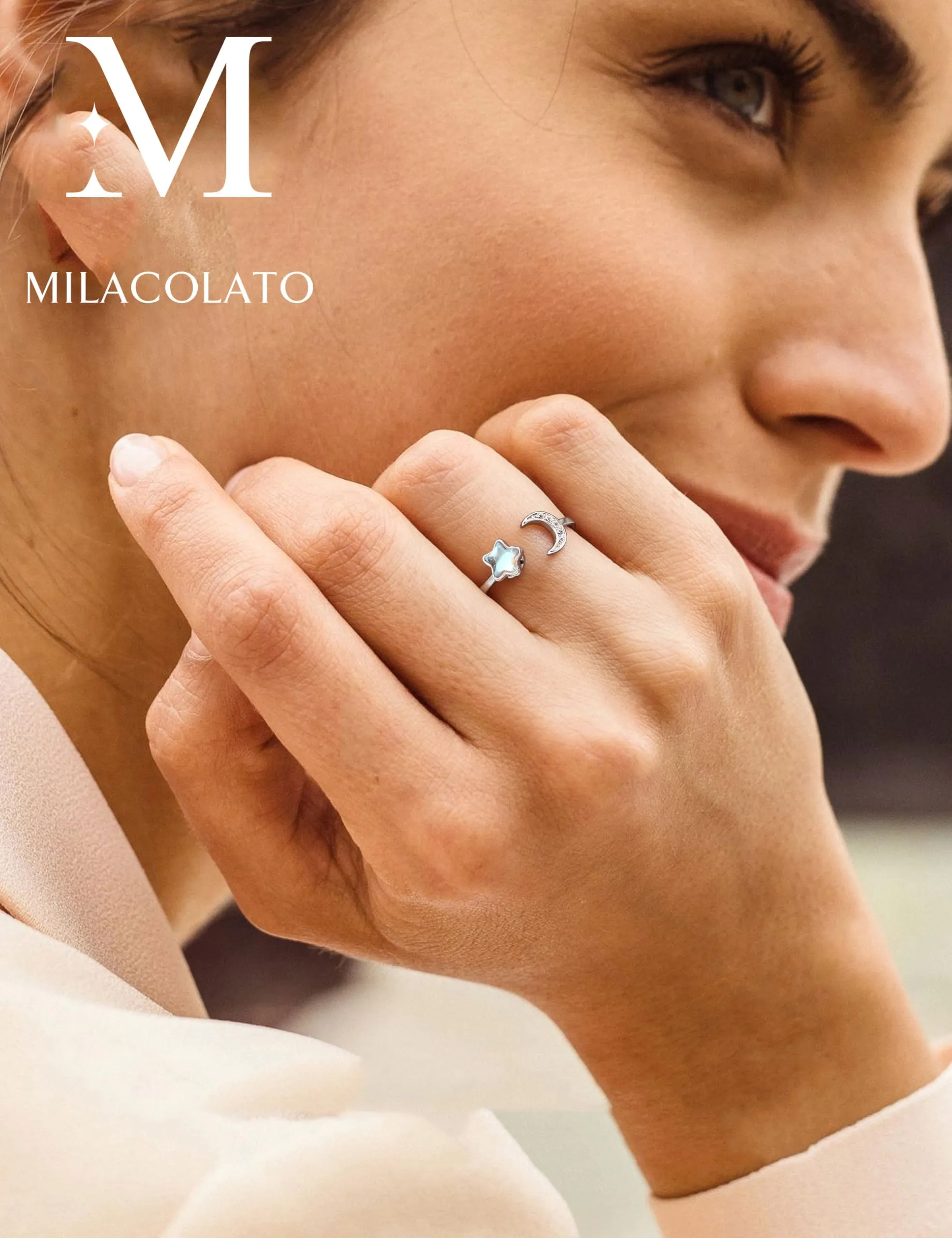 MILACOLATO Anello Antistress Regolabile Donna - immagine 3