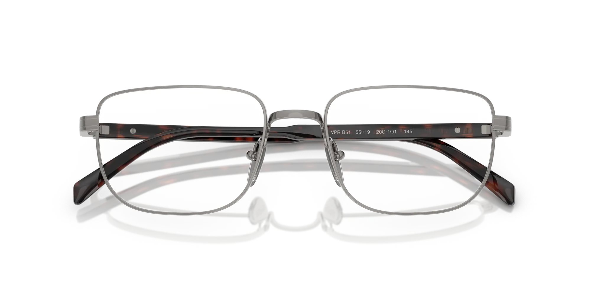 Prada PR B51V 20C1O1 Montature da vista Grigio Squadrata Normale - immagine 2