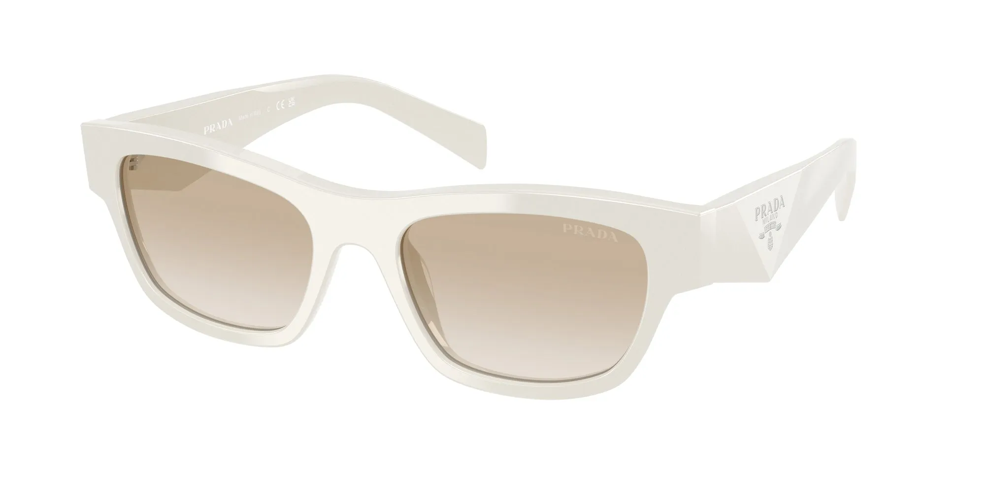 Prada PR B09S 26A80M Occhiali da sole Acetato Rosa Grigio Farfalla Normale Sfumato - immagine 1