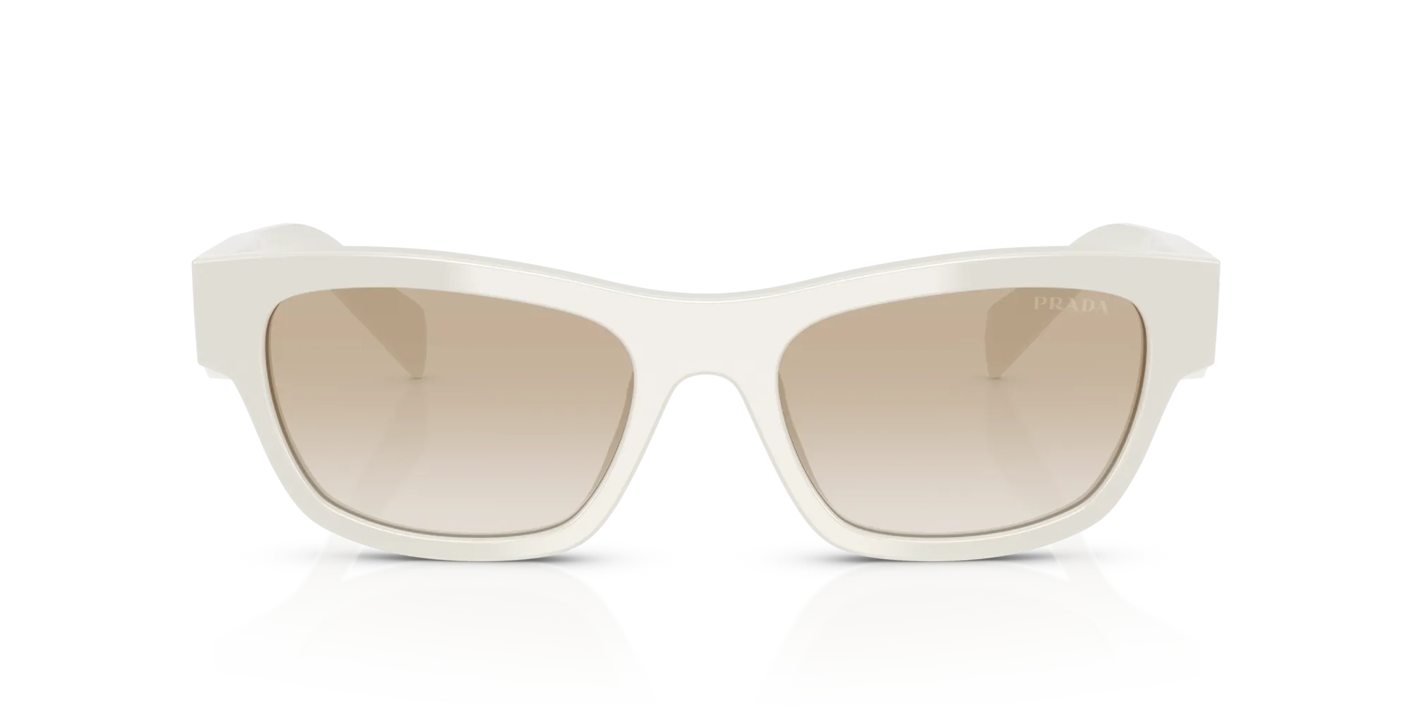 Prada PR B09S 26A80M Occhiali da sole Acetato Rosa Grigio Farfalla Normale Sfumato - immagine 3