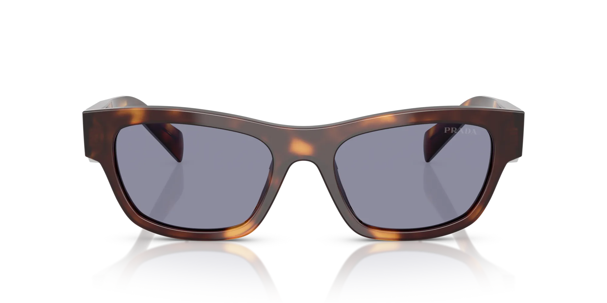 Prada PR B09S 15W03N Occhiali da sole Acetato Tartaruga Grigio Farfalla Normale - immagine 3