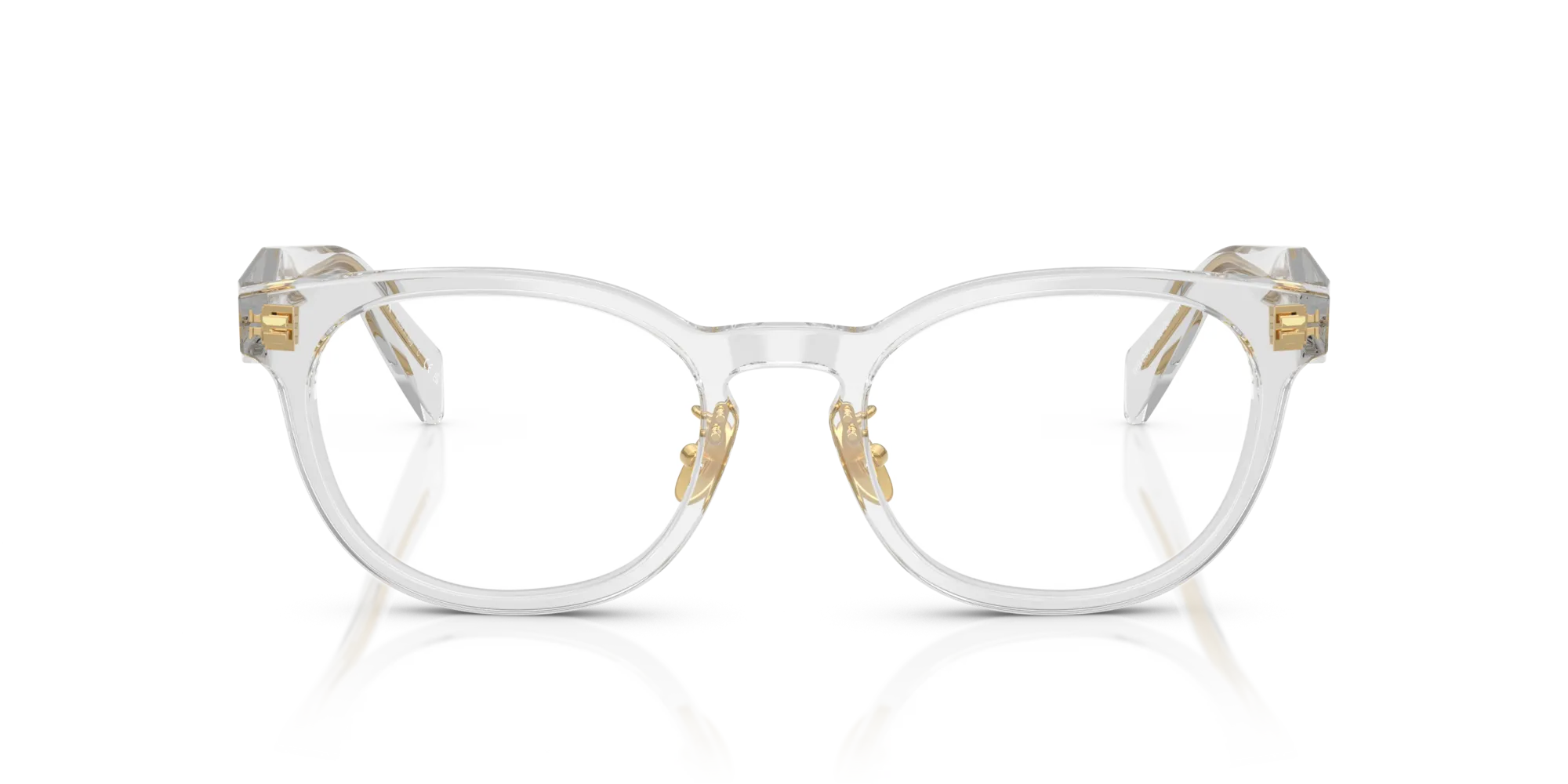 Prada PR B06VD 12R1O1 Montature da vista Acetato Grigio Pantos Normale - immagine 3