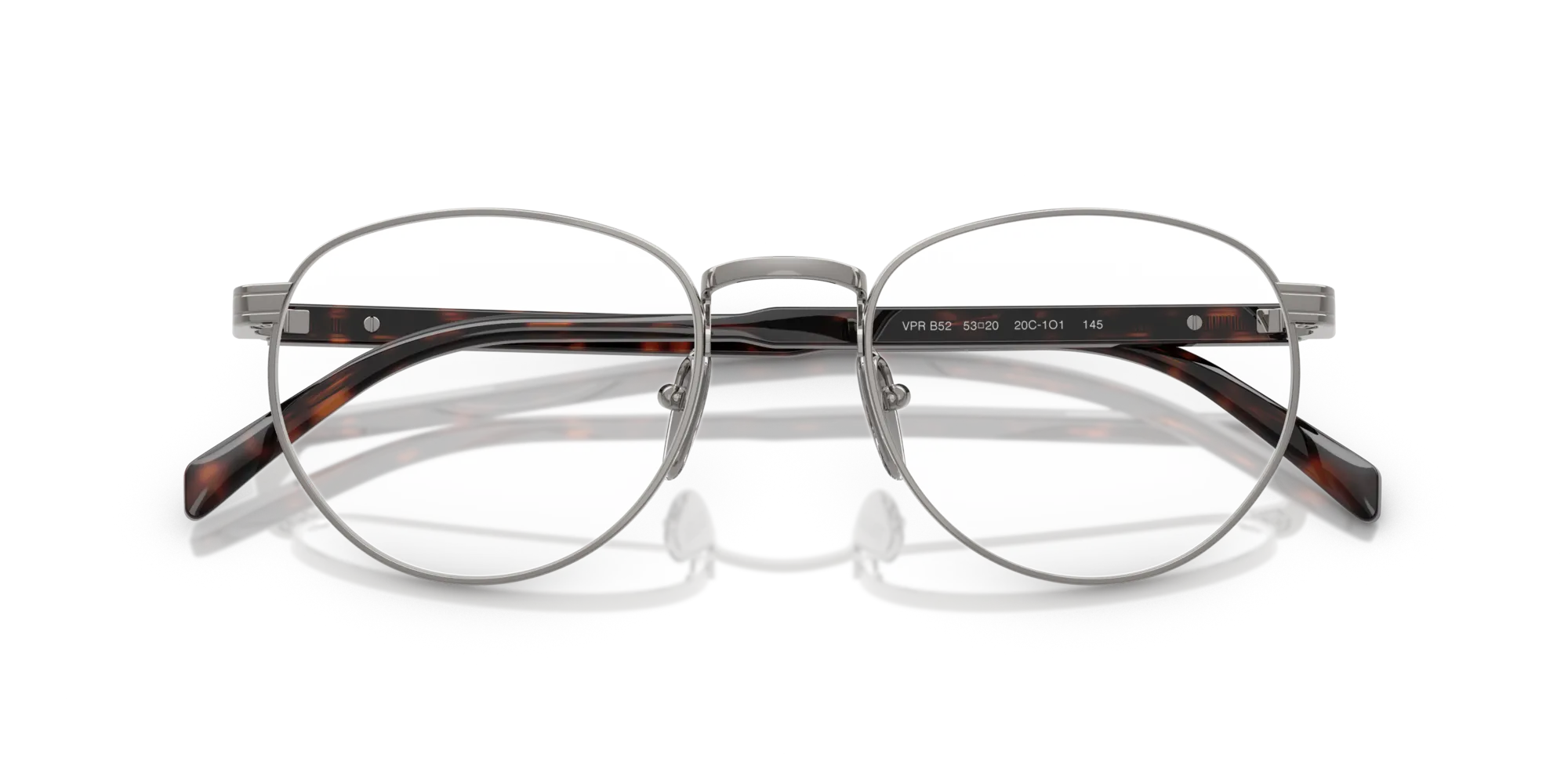 Prada PR B52V 20C1O1 Montature da vista Metallo Grigio Pantos Normale - immagine 2