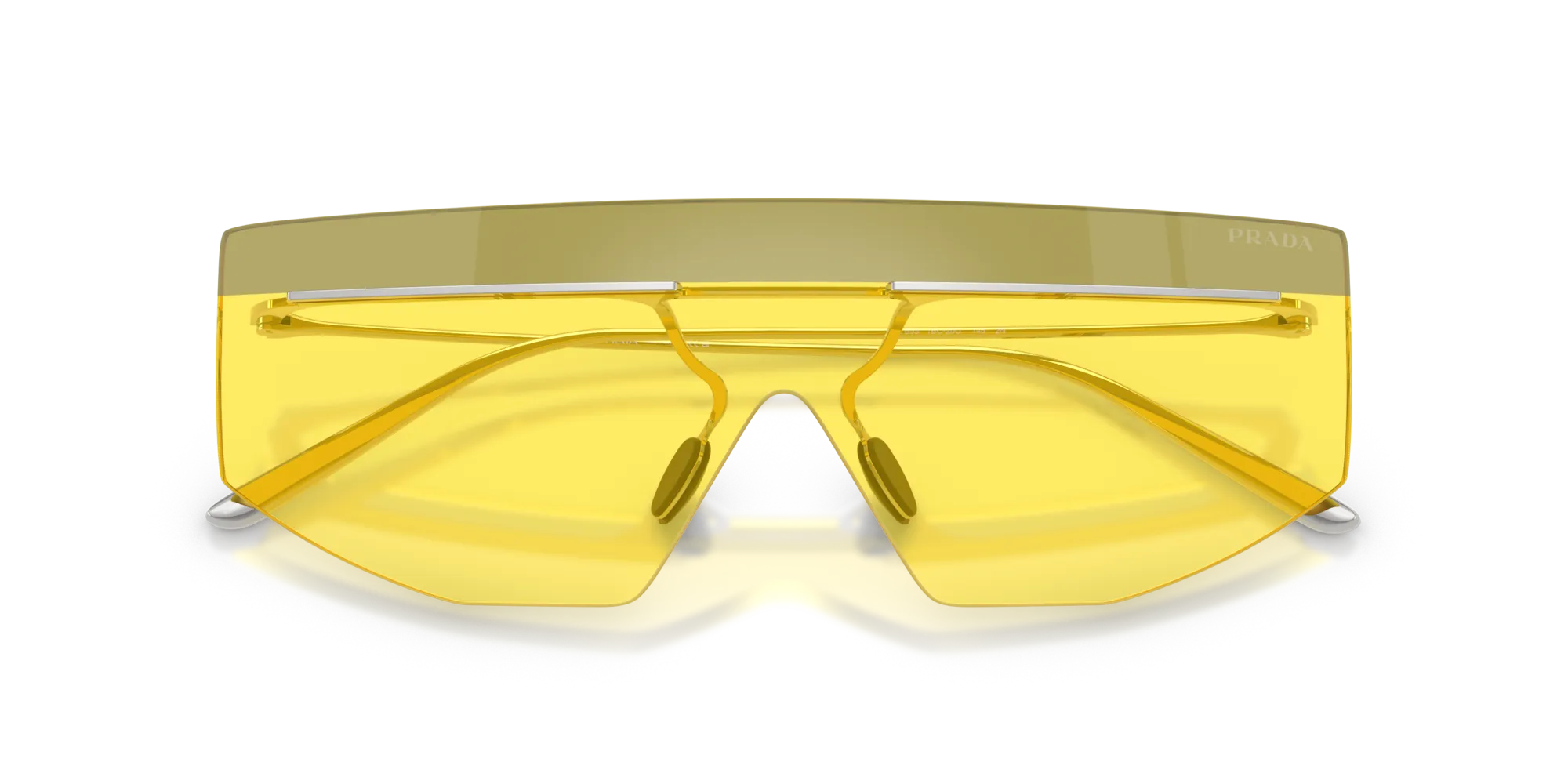 Prada PR B55S 1BC20O Occhiali da sole Metallo Argento Geometrica Normale - immagine 2