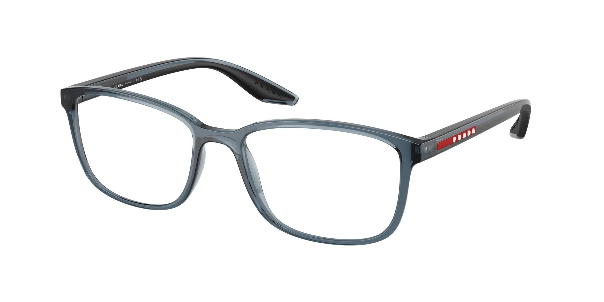 Prada Linea Rossa PS 07RV CZH1O1 Montature da vista Iniettato Blu Pillow Normale - immagine 1