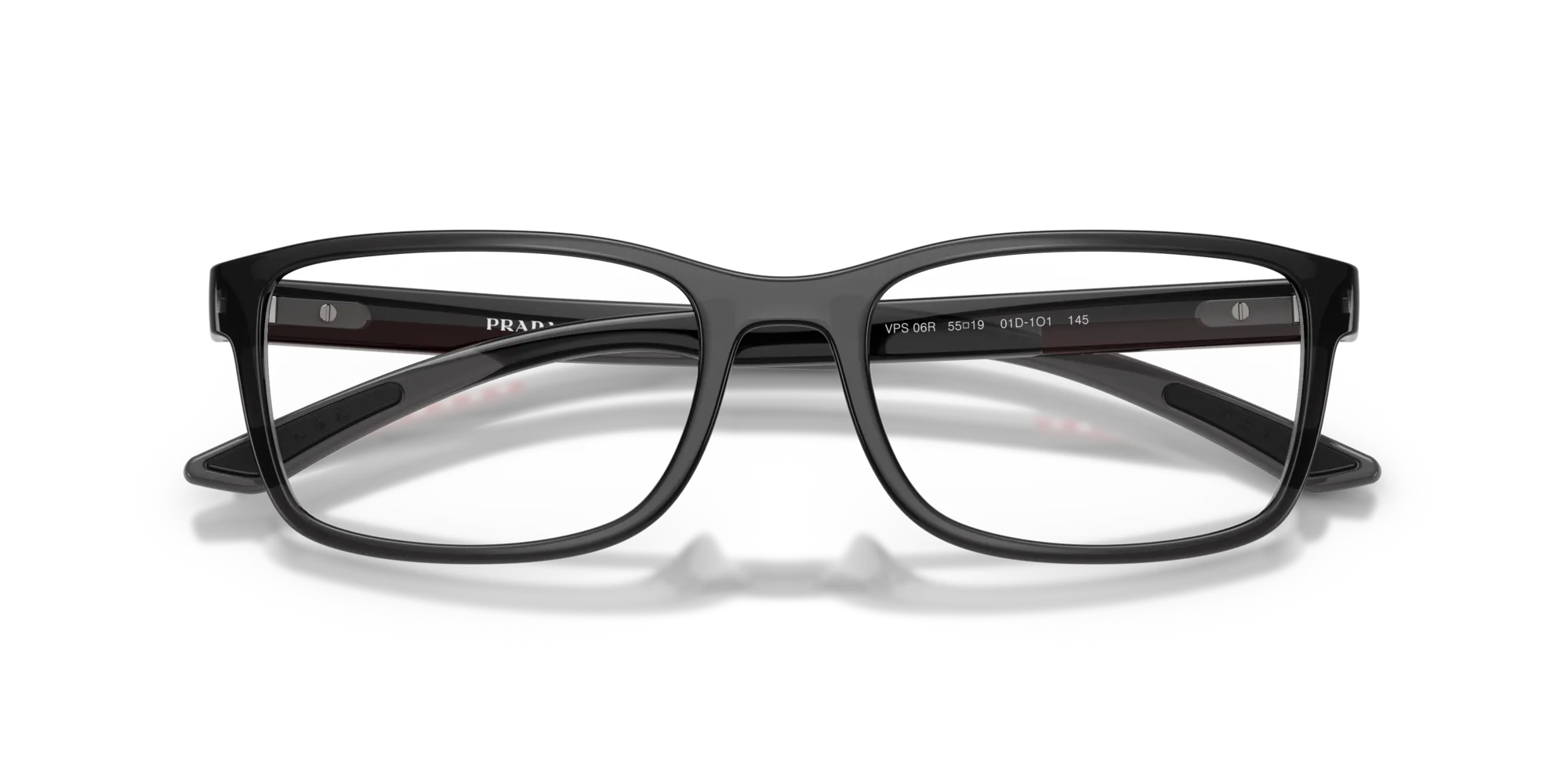 Prada Linea Rossa PS 06RV 01D1O1 Montature da vista Iniettato Grigio Pillow Normale - immagine 2