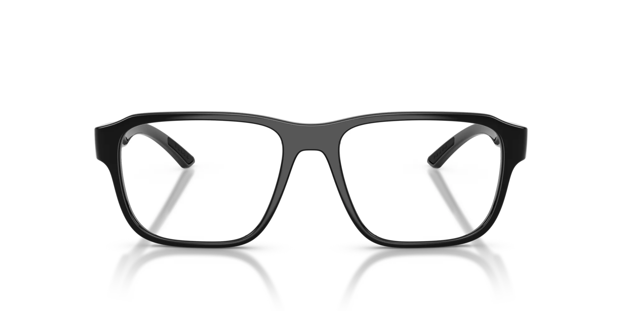 Prada Linea Rossa PS 05RV 1AB1O1 Montature da vista Iniettato Nero Geometrica Normale - immagine 3
