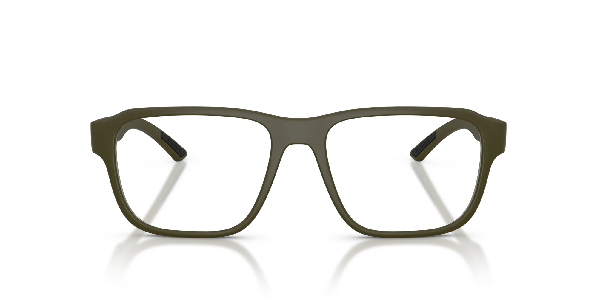 Prada Linea Rossa PS 05RV 15X1O1 Montature da vista Iniettato Verde Geometrica Normale - immagine 3