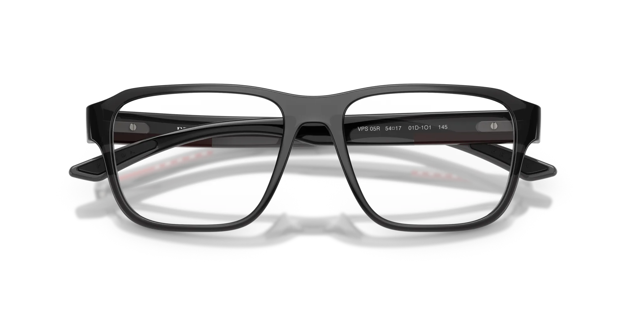 Prada Linea Rossa PS 05RV 01D1O1 Montature da vista Iniettato Grigio Trasparente Geometrica Normale - immagine 2