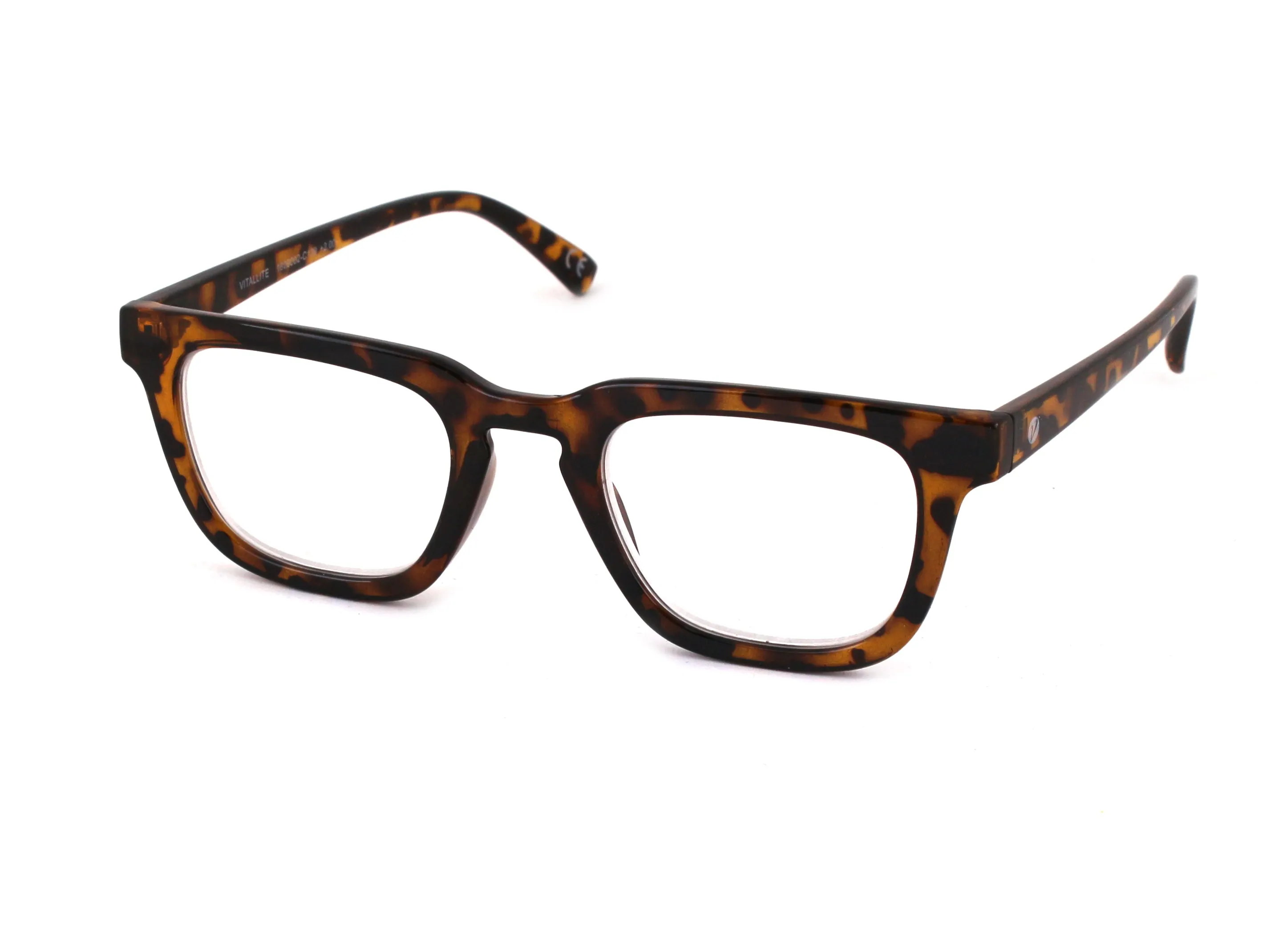 Vitallite Unisex MOD. 495 Occhiali da lettura Acetato Blu Squadrata - immagine 1