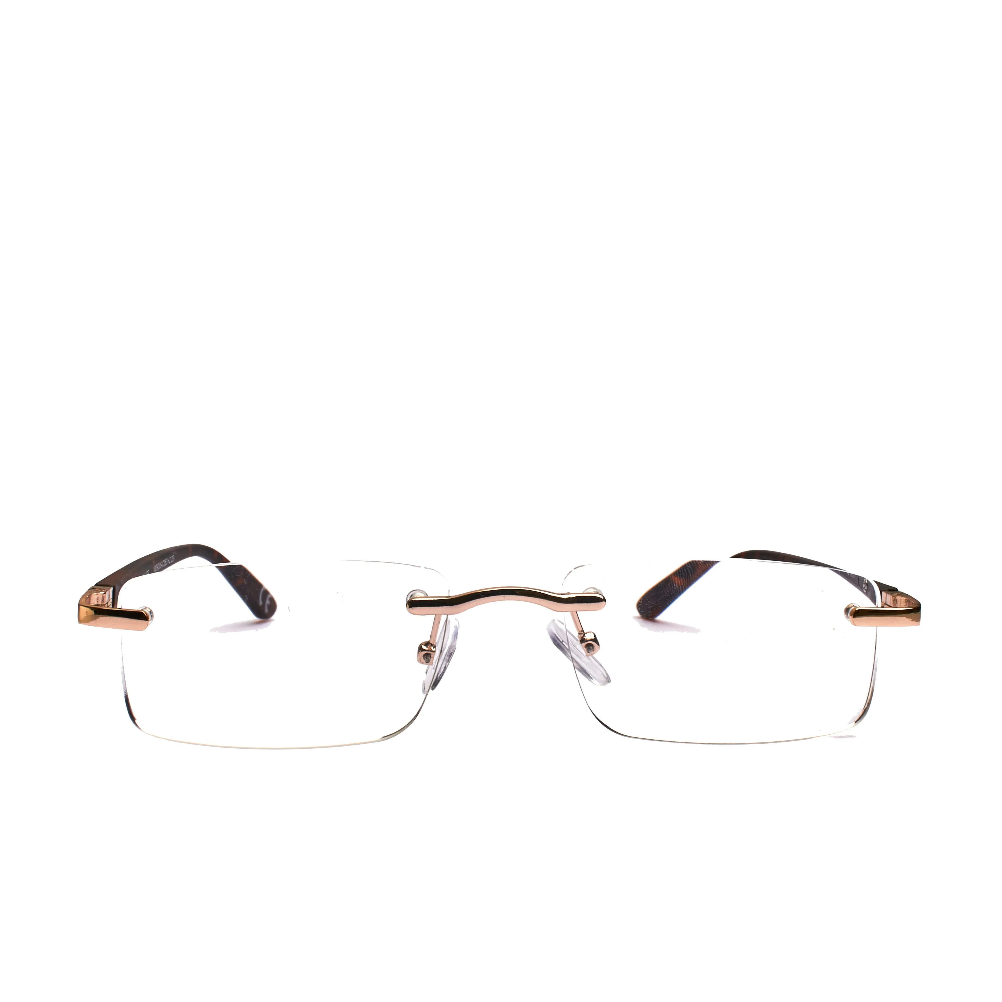Vitallite Unisex MOD. 530 Occhiali da lettura Metallo Oro Squadrata - immagine 2