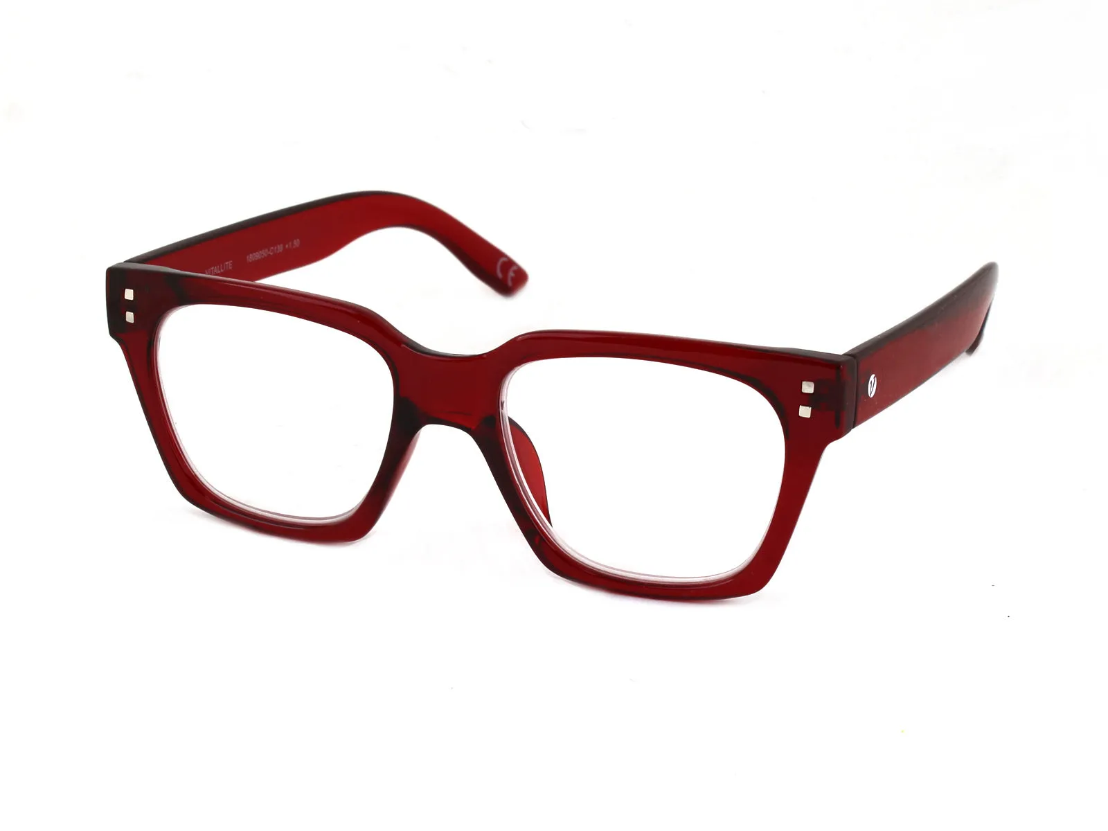 Vitallite Uomo MOD. 514 Occhiali da lettura Acetato Nero Squadrata - immagine 2