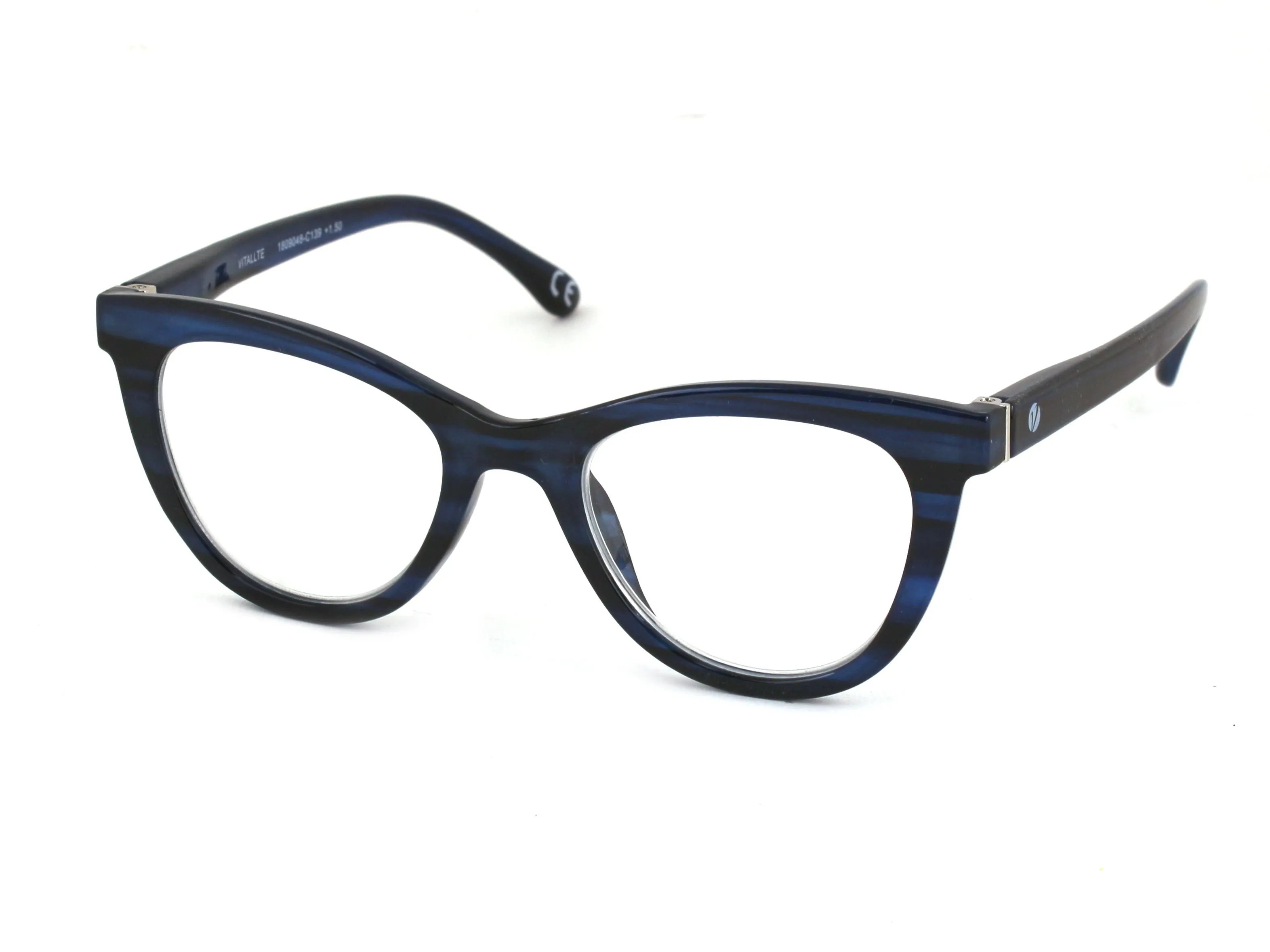 Vitallite Donna MOD. 512 Occhiali da lettura Acetato Trasparente Farfalla - immagine 2