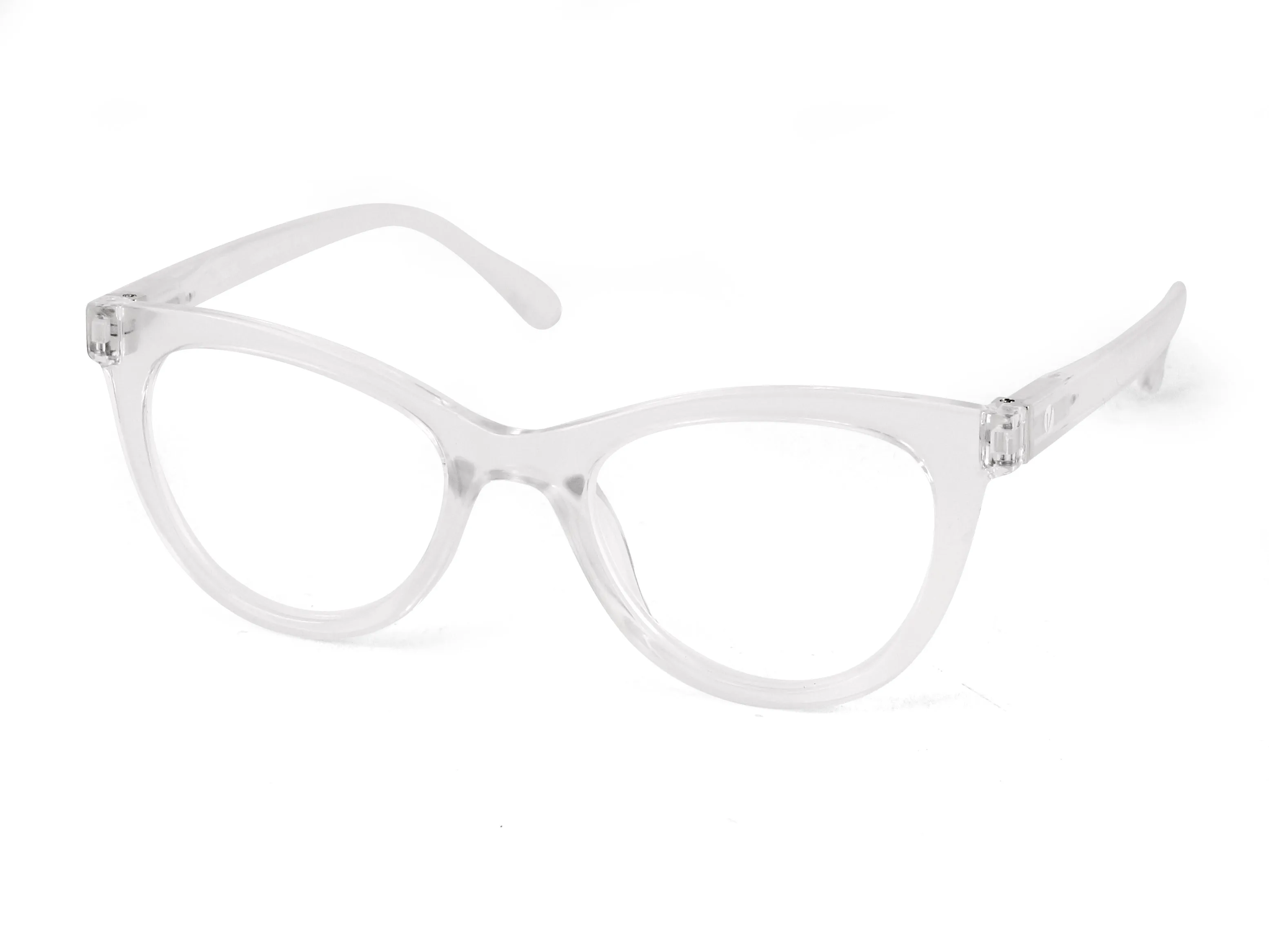 Vitallite Donna MOD. 512 Occhiali da lettura Acetato Trasparente Farfalla - immagine 4