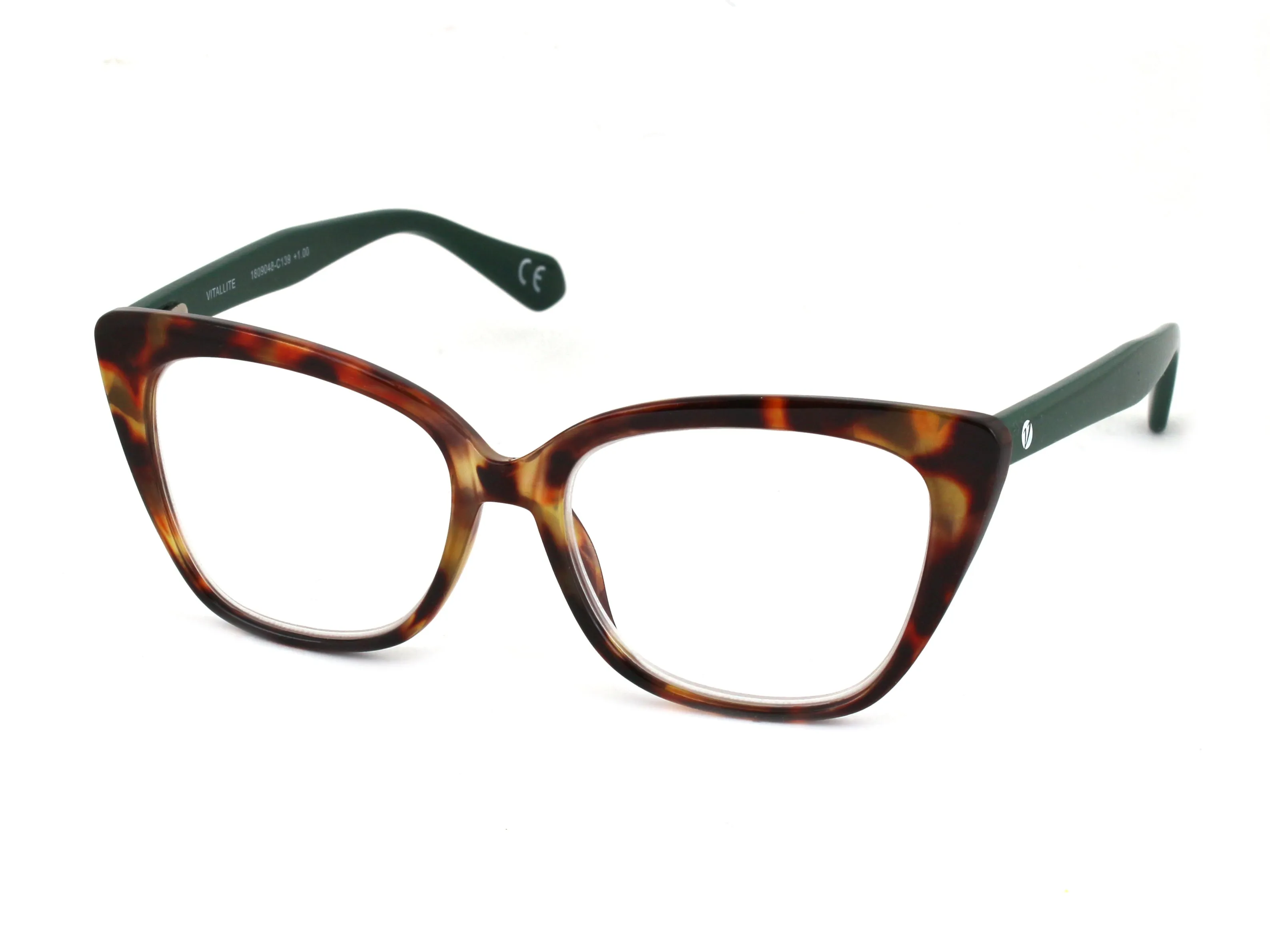 Vitallite Donna MOD. 511 Occhiali da lettura Acetato Bordeaux Farfalla - immagine 3