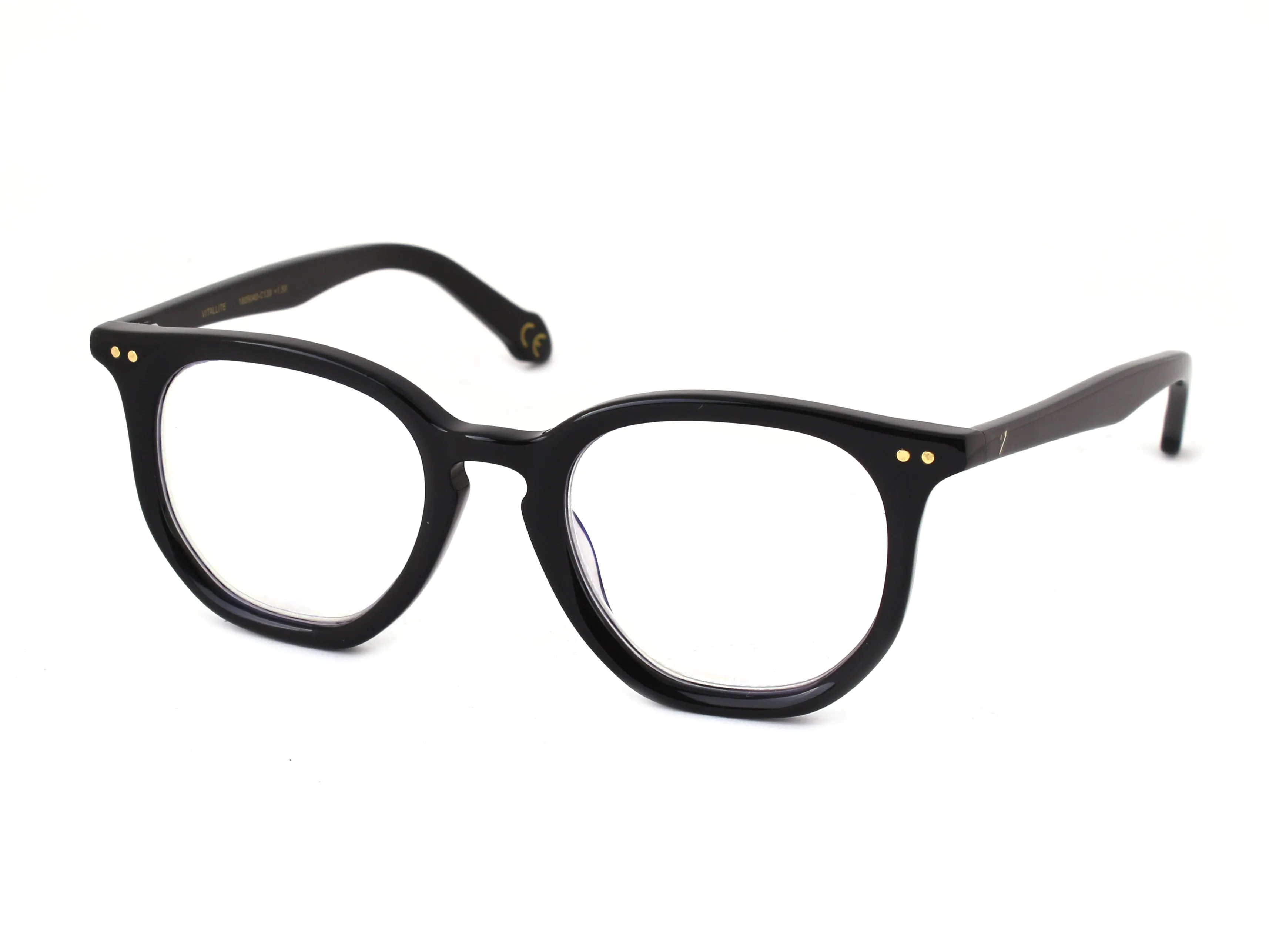 Vitallite Unisex MOD. 508 BLUE BLOCK HMC Occhiali da lettura Acetato Trasparente Pantos Anti-luce blu - immagine 1