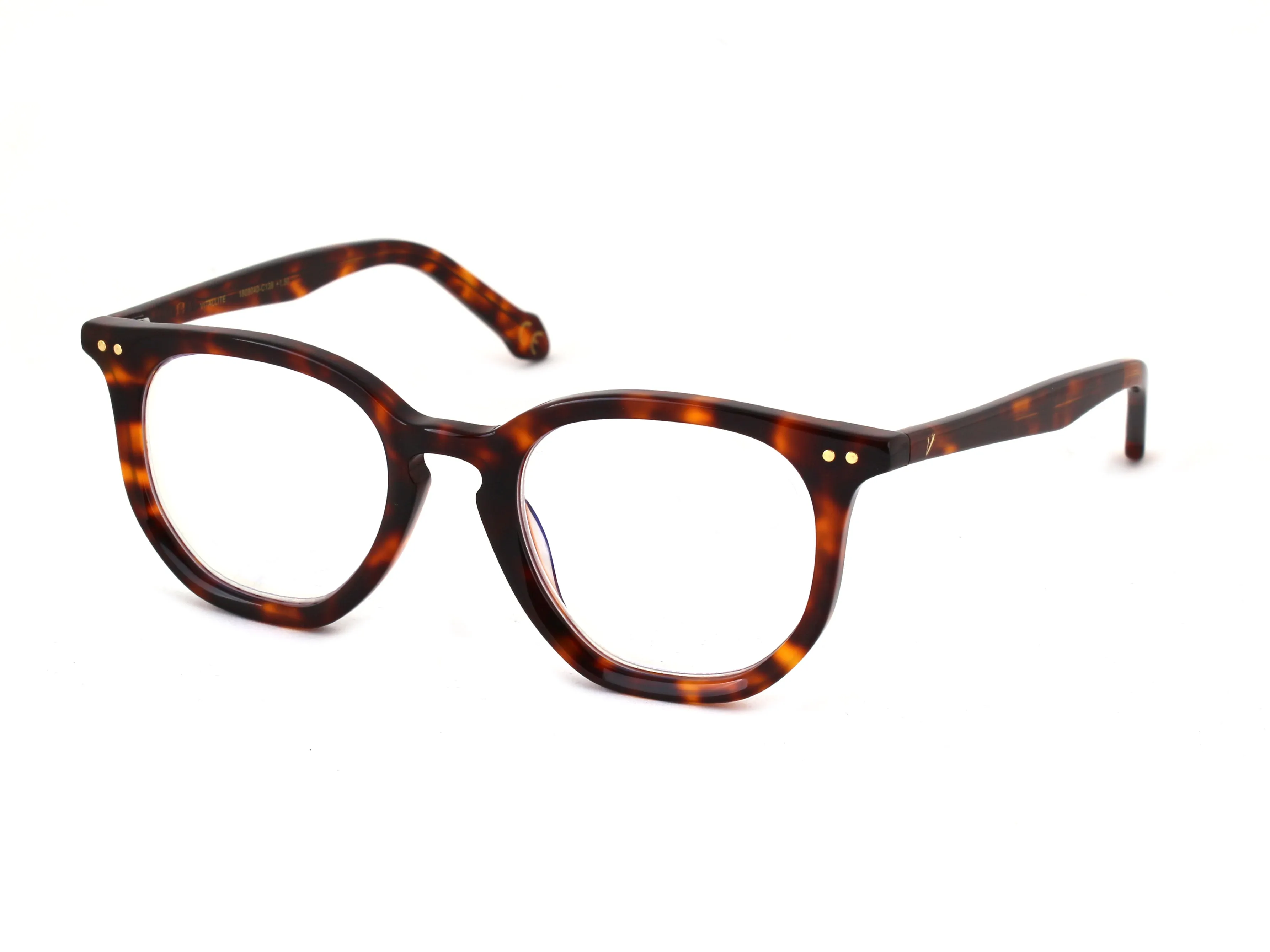 Vitallite Unisex MOD. 508 BLUE BLOCK HMC Occhiali da lettura Acetato Nero Pantos Anti-luce blu - immagine 3