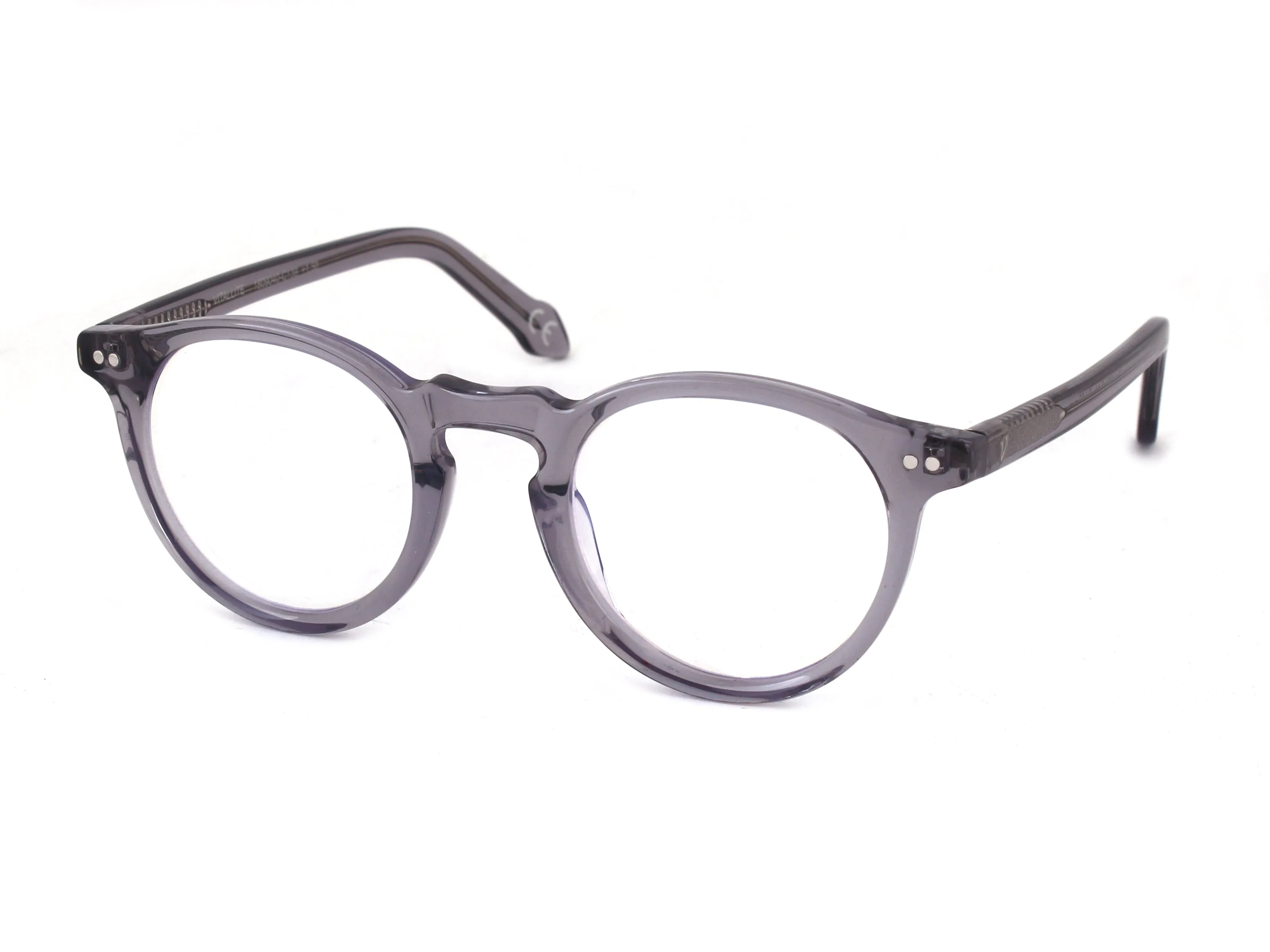 Vitallite Unisex MOD. 507 BLUE BLOCK HMC Occhiali da lettura Acetato Grigio Pantos Anti-luce blu - immagine 3