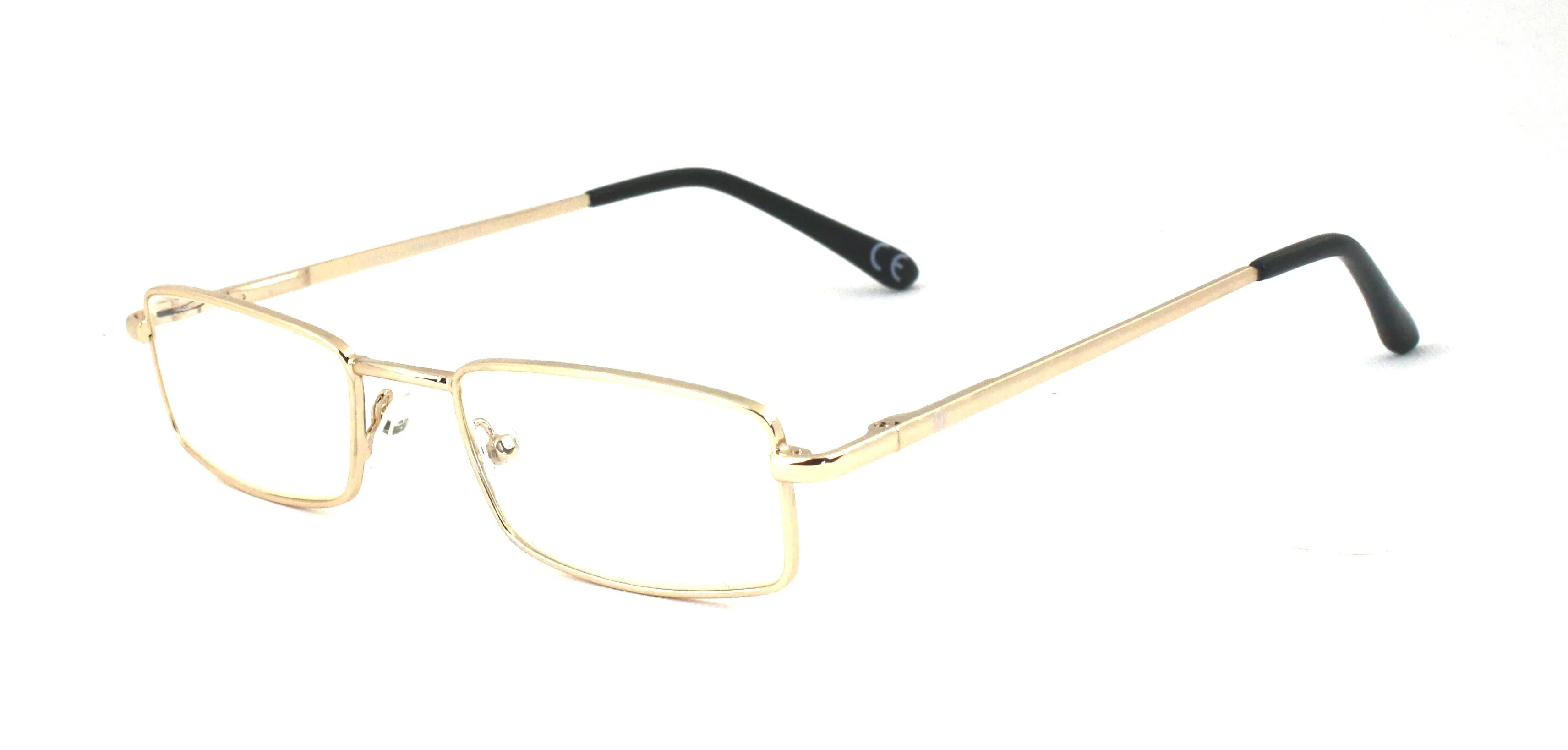 Vitallite Unisex MOD. 502 BLUE BLOCK ORO/01 Occhiali da lettura Metallo Argento Squadrata Anti-luce blu - immagine 1