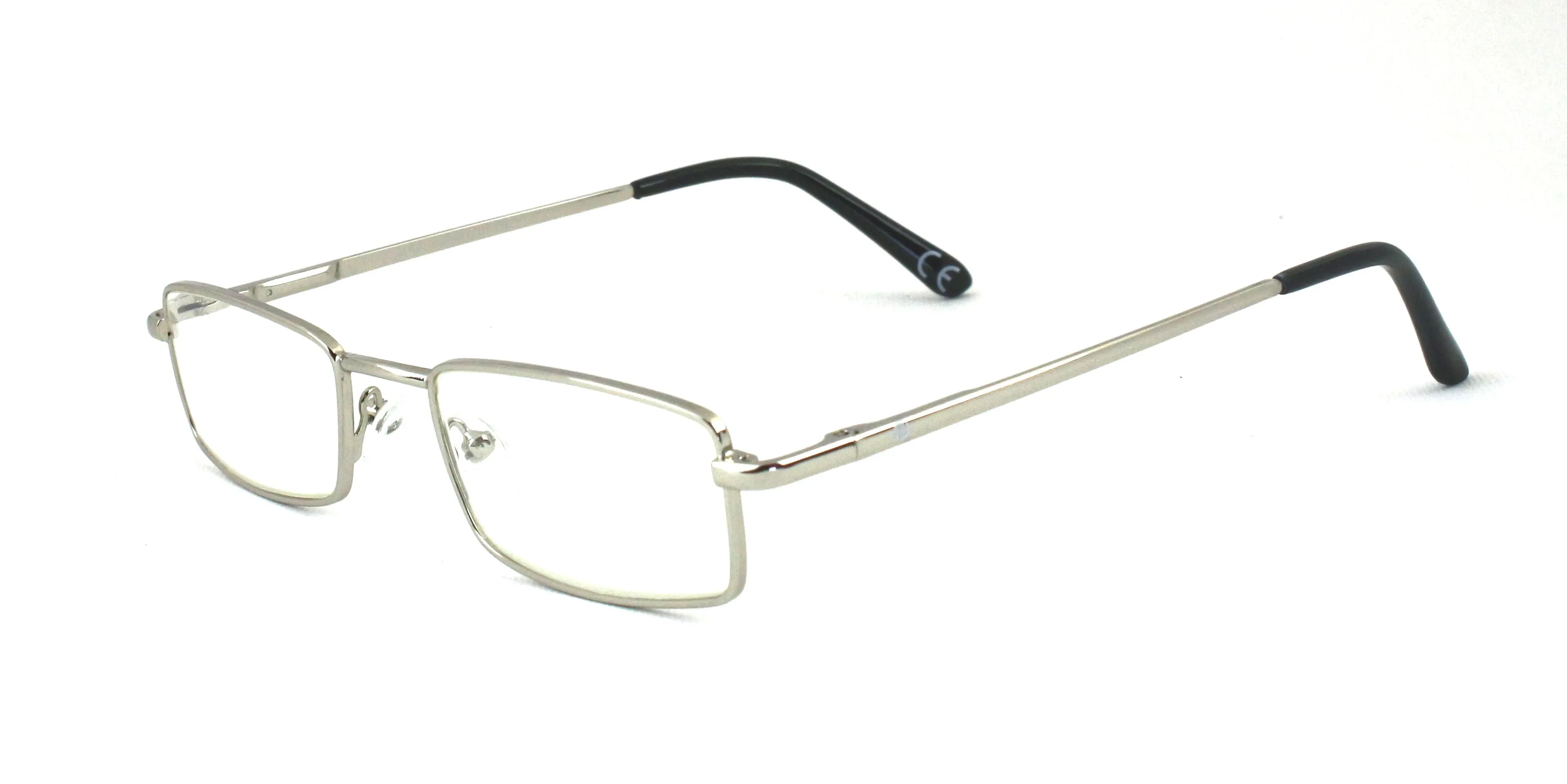 Vitallite Unisex MOD. 502 BLUE BLOCK ORO/01 Occhiali da lettura Metallo Argento Squadrata Anti-luce blu - immagine 2