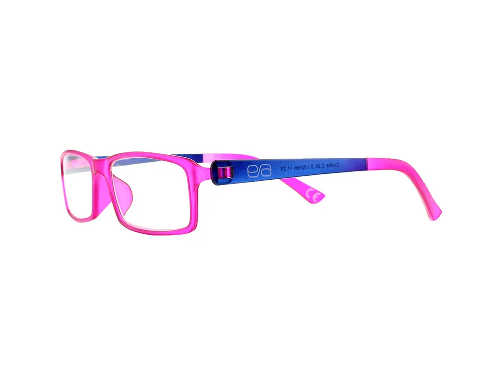 Easy Reading Unisex ER464 Occhiali da lettura Plastica Viola - immagine 4