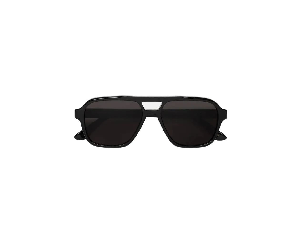 Retrosuperfuture PEZ MANEVAL BLACK Occhiali da sole Acetato Nero Grigio Squadrata Normale - immagine 2