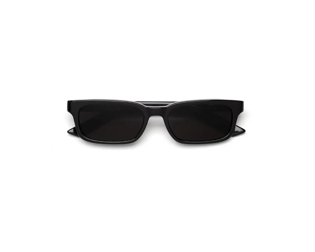 Retrosuperfuture ZZV GESTO BLACK Occhiali da sole Acetato Nero Grigio Squadrata Normale - immagine 2