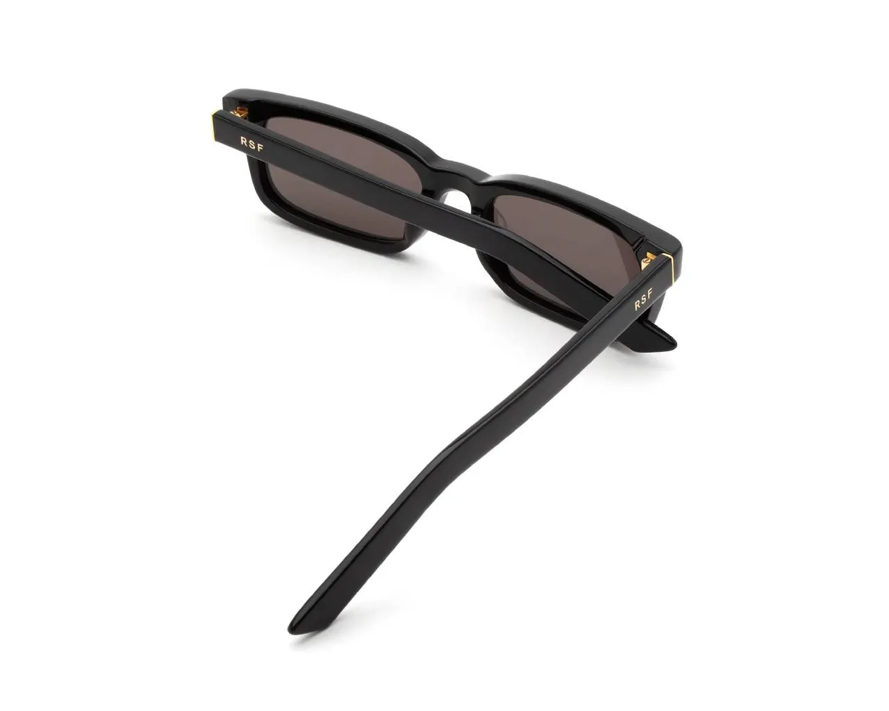 Retrosuperfuture ZZV GESTO BLACK Occhiali da sole Acetato Nero Grigio Squadrata Normale - immagine 3