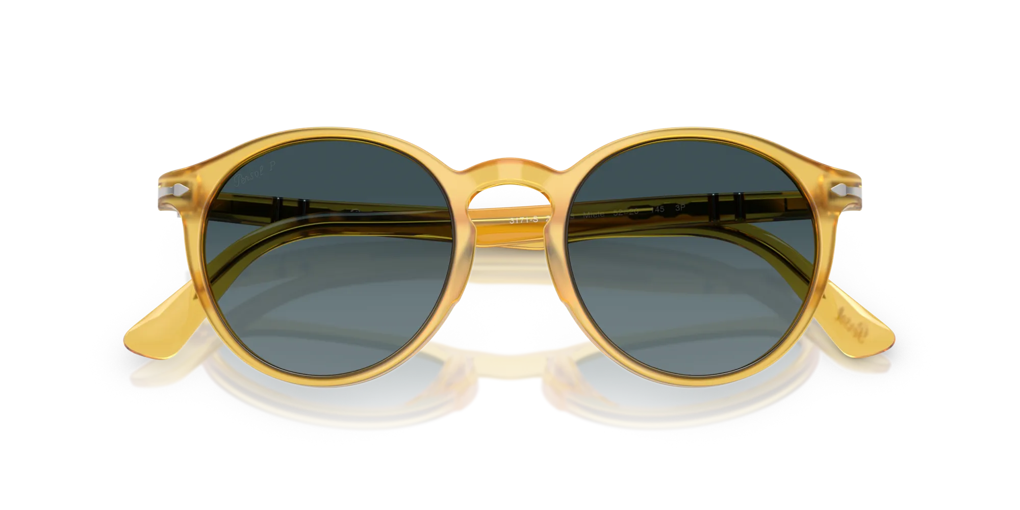 Persol PO3171S 204/S3 Occhiali da sole Acetato Giallo Pantos Polarizzata Sfumato - immagine 2