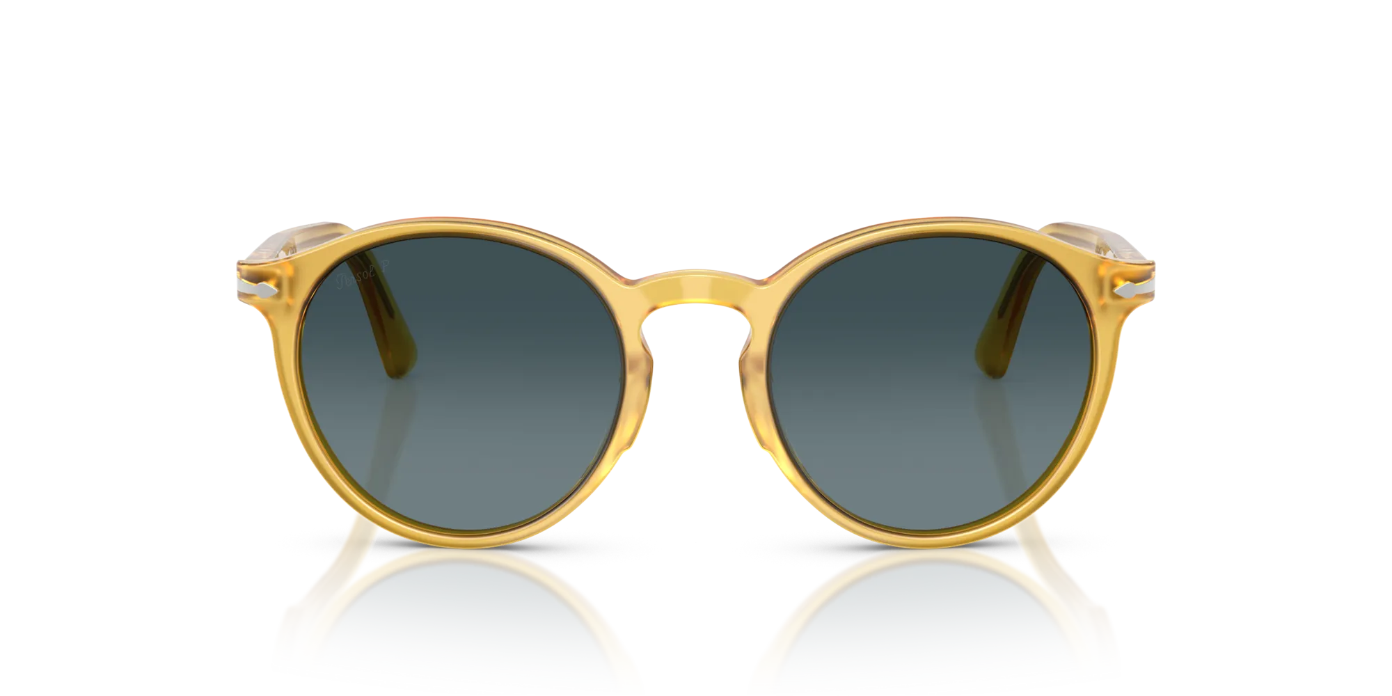 Persol PO3171S 204/S3 Occhiali da sole Acetato Giallo Pantos Polarizzata Sfumato - immagine 3