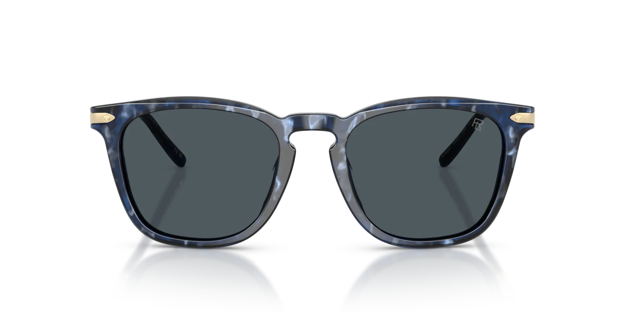 Ralph Lauren RL8233U 618387 Occhiali da sole Acetato Blu Grigio Squadrata Normale - immagine 3