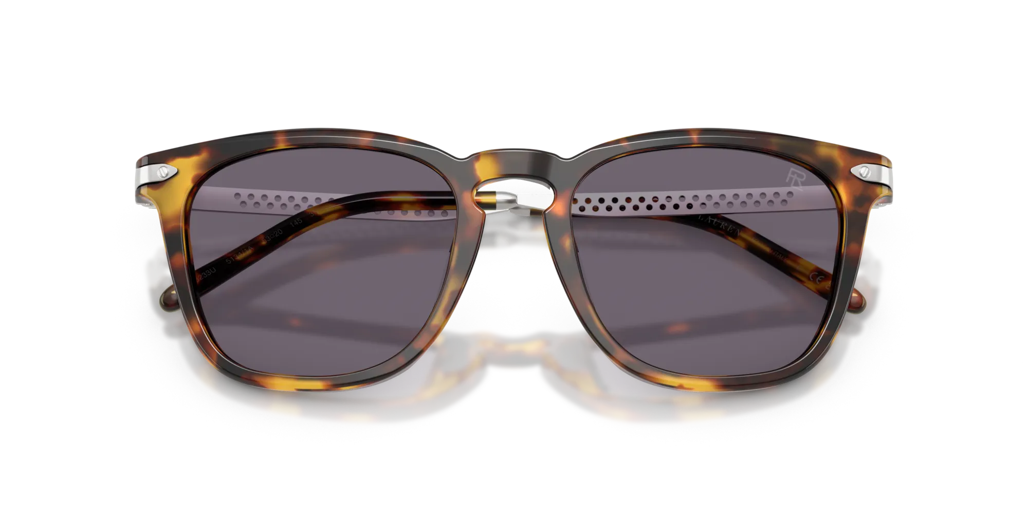 Ralph Lauren RL8233U 51341A Occhiali da sole Acetato Tartaruga Viola Squadrata Normale - immagine 2