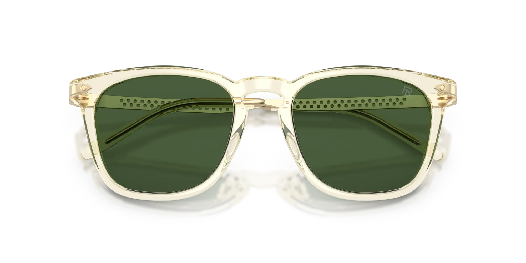Ralph Lauren RL8233U 503471 Occhiali da sole Acetato Giallo Verde Squadrata Normale - immagine 2