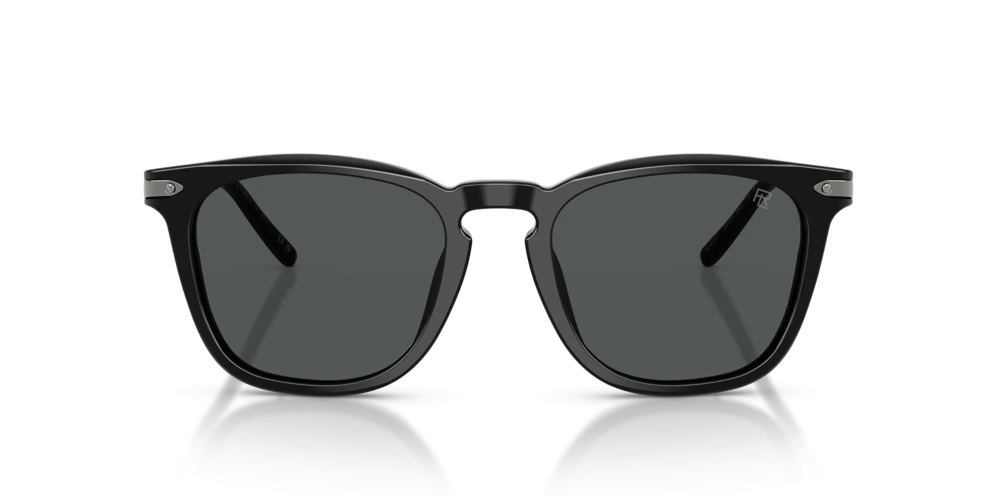 Ralph Lauren RL8233U 500187 Occhiali da sole Acetato Nero Grigio Squadrata Normale - immagine 3