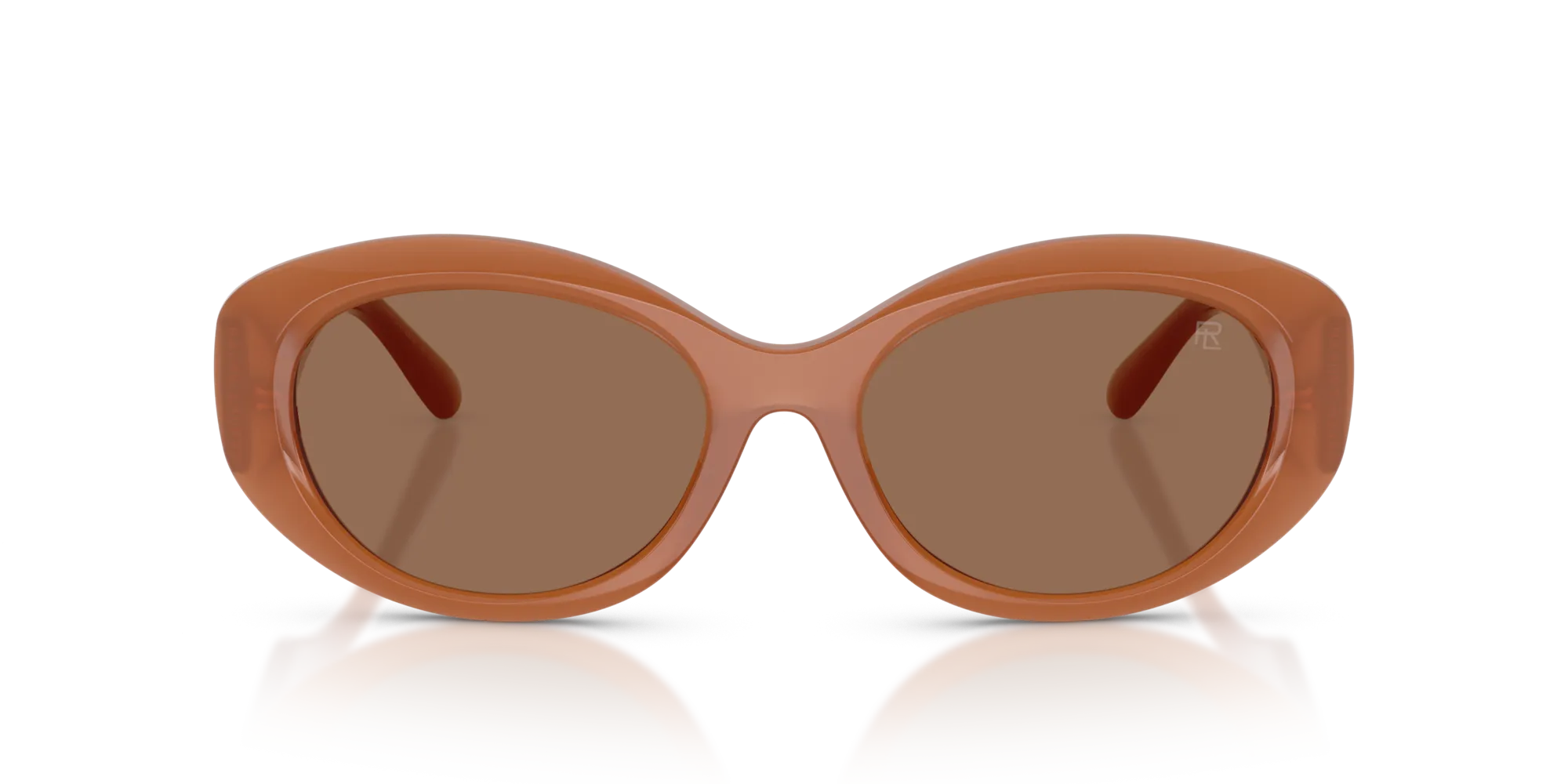 Ralph Lauren RL8232U 624473 Occhiali da sole Iniettato Arancione Marrone Rotonda Normale - immagine 3