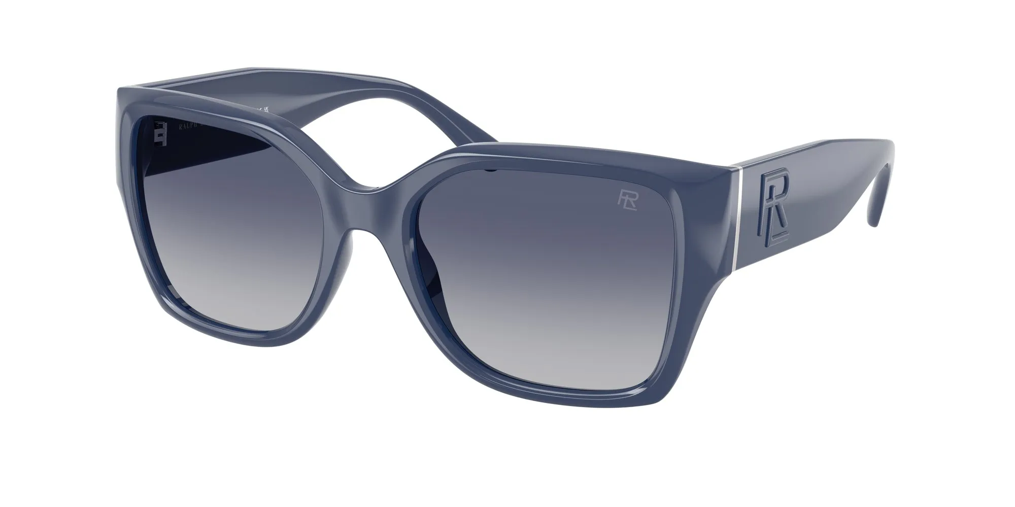 Ralph Lauren RL8230U 62804L Occhiali da sole Iniettato Blu Blu Squadrata Normale Sfumato - immagine 1