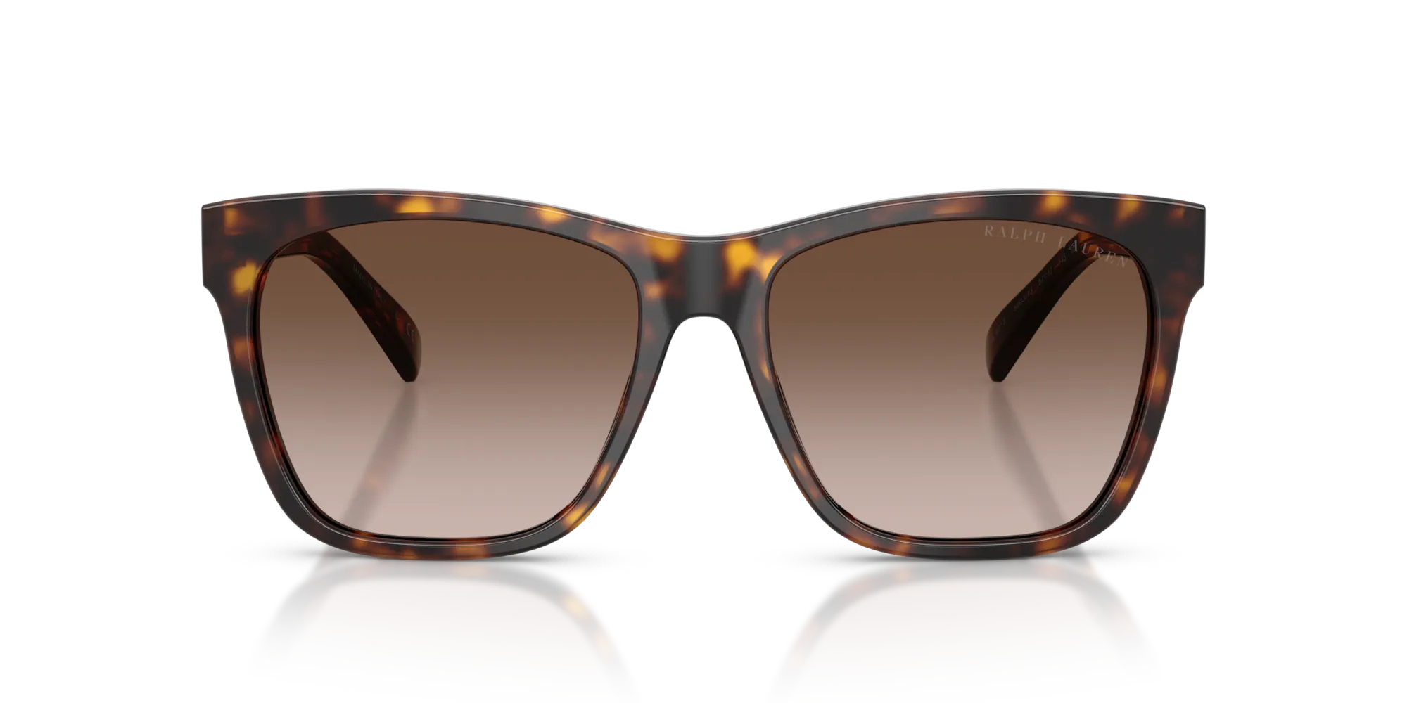 Ralph Lauren RL8212 THE RICKY II 500313 Occhiali da sole Acetato Tartaruga Marrone Squadrata Normale Sfumato - immagine 3