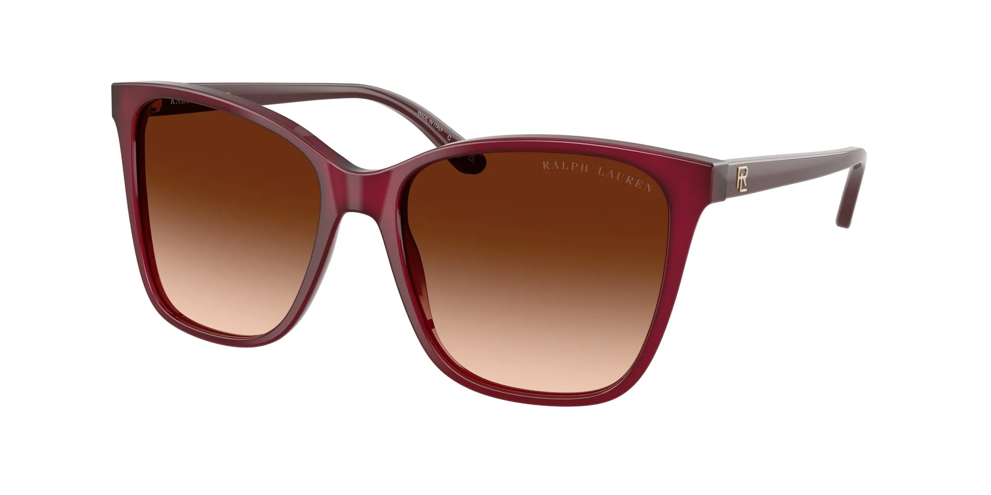 Ralph Lauren RL8201 591274 Occhiali da sole Acetato Viola Marrone Pillow Normale Sfumato - immagine 1