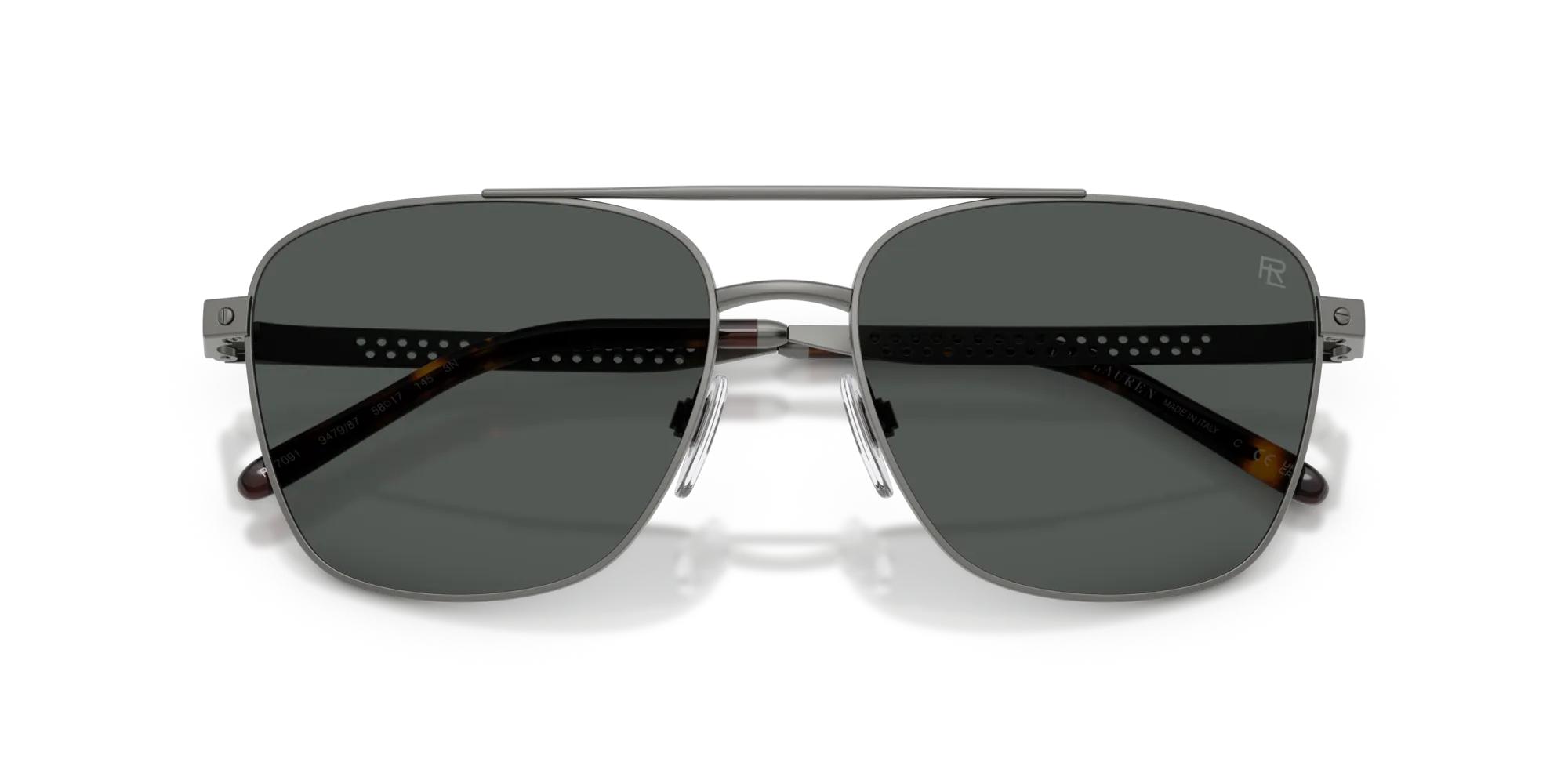 Ralph Lauren RL7091 947987 Occhiali da sole Acciaio Grigio Pilot Normale - immagine 2